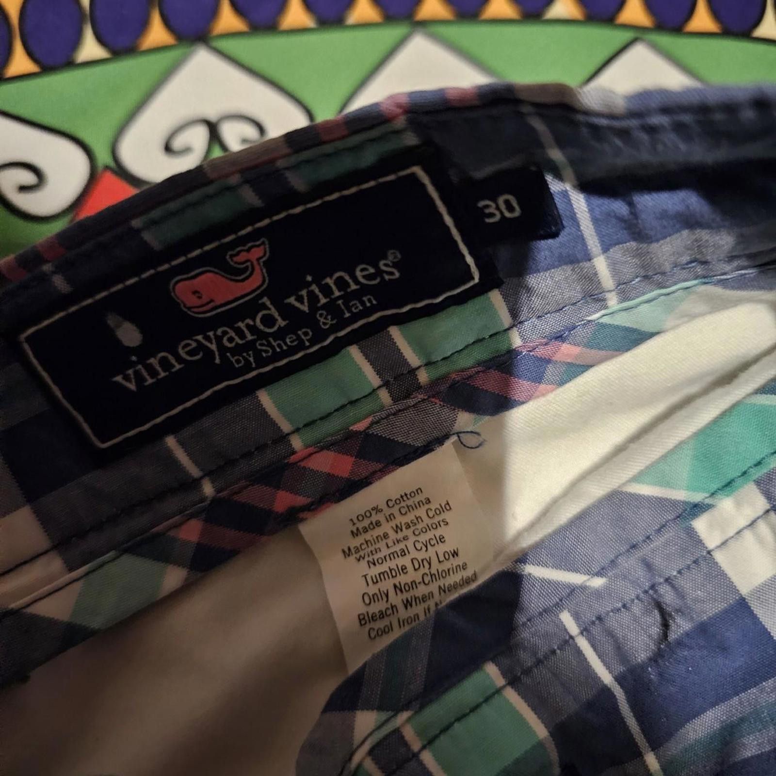 Vineyard Vines Vineyard Vines Men's Multicolored Size 30 Shorts Size US 30 / EU 46 - 2 Thumbnail