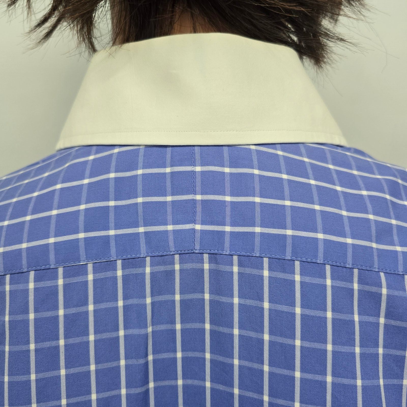 Vintage Frank Rostron England Shirt Contrast Collar Four-button Cuff Size US XL / EU 56 / 4 - 14 Thumbnail