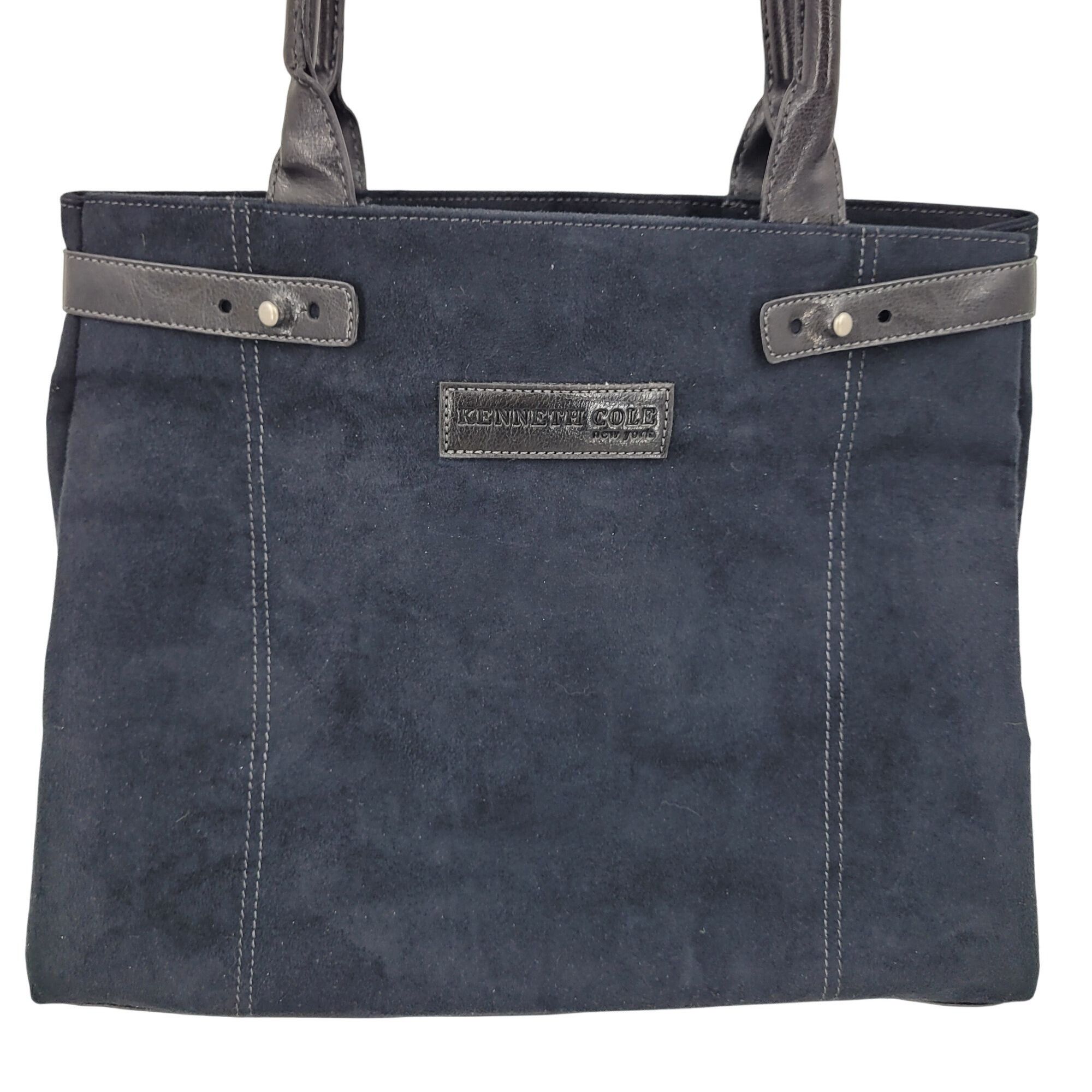 Kenneth Cole Kenneth Cole Black Suede Top Handle Tote & Mini Bag Wallet C Size ONE SIZE - 3 Thumbnail