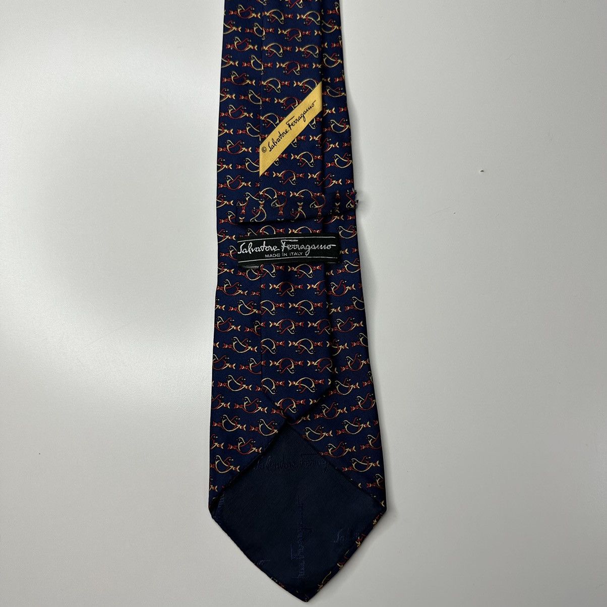 Salvatore Ferragamo Salvatore Ferragamo Luxury Tie Vintage Size ONE SIZE - 6 Thumbnail