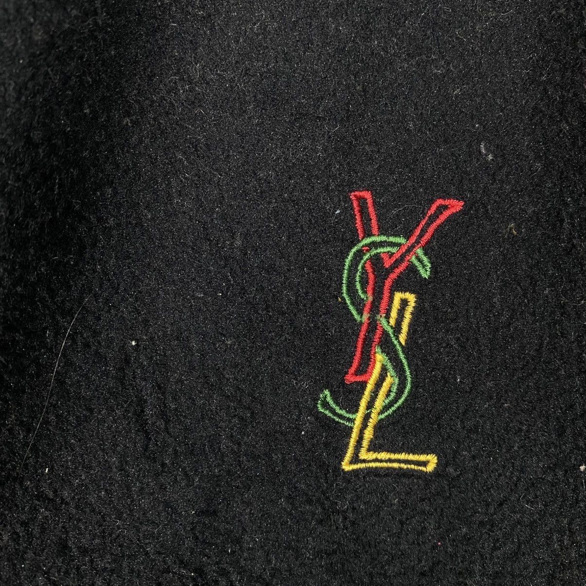 Yves Saint Laurent 📌Vintage Zipper Sweater Hoodie Yves Saint Laurent Big Logo Size US L / EU 52-54 / 3 - 19 Thumbnail