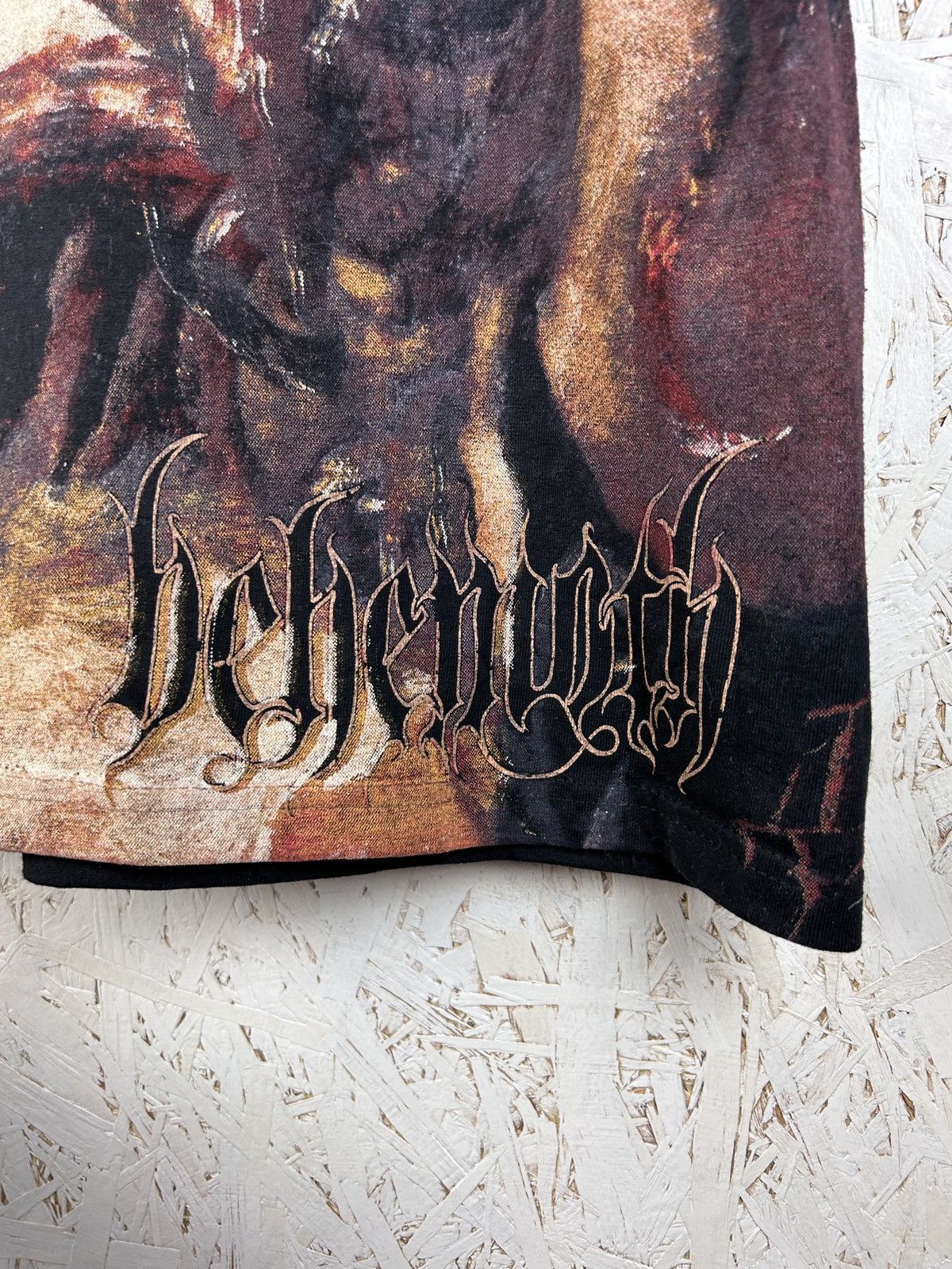 Band Tees Vintage Behemoth The Satanist AOP Black Death Metal Band Tee Size US M / EU 48-50 / 2 - 4 Thumbnail