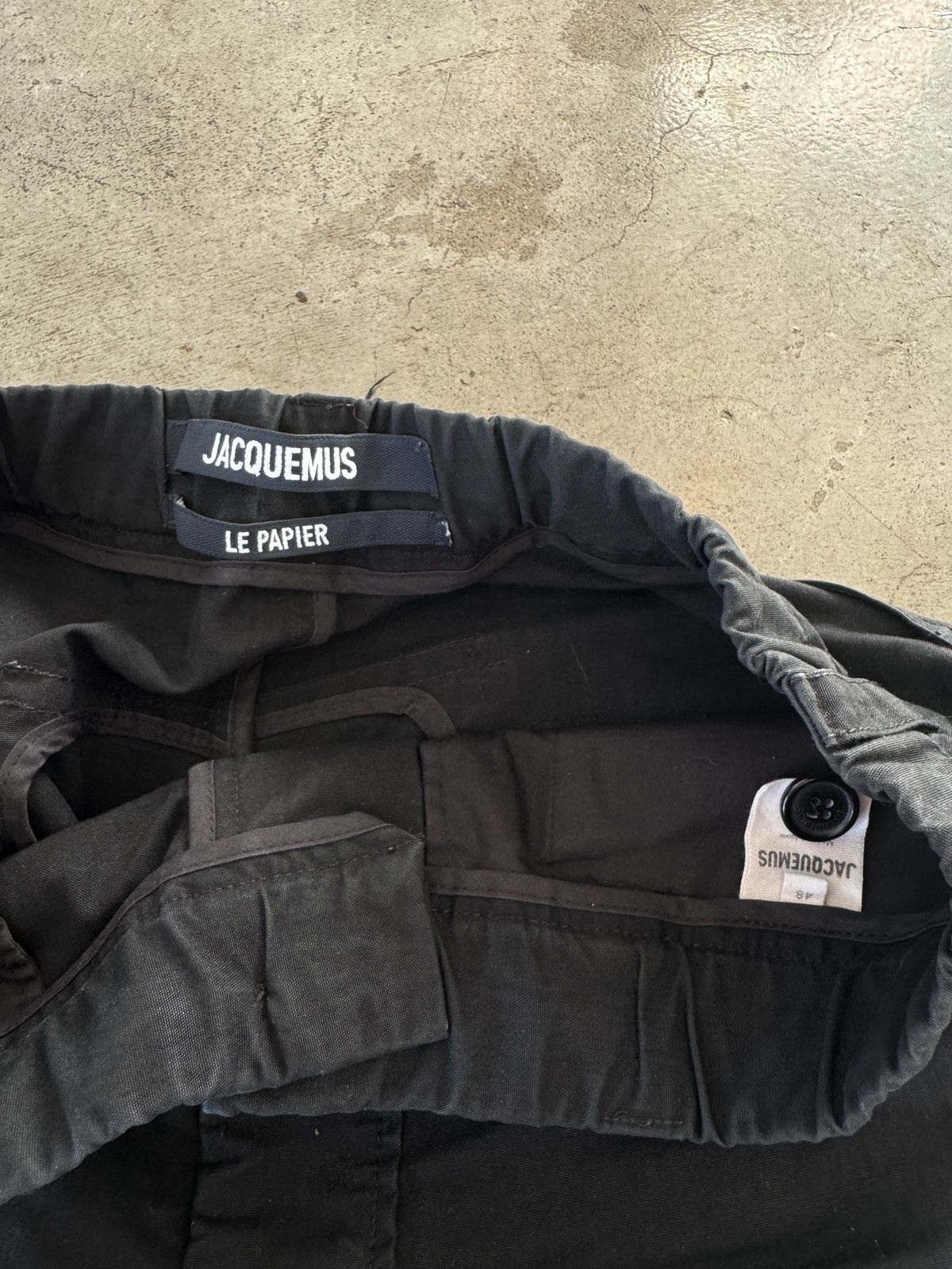 Jacquemus JACQUEMUS Le cargo Marrone Zip Pants Black Size US 32 / EU 48 - 4 Thumbnail