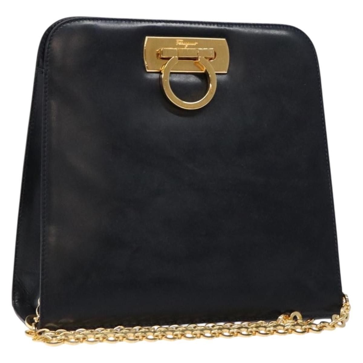 Salvatore Ferragamo Salvatore Ferragamo Gancini Shoulder Bag Leather Size ONE SIZE - 1 Thumbnail