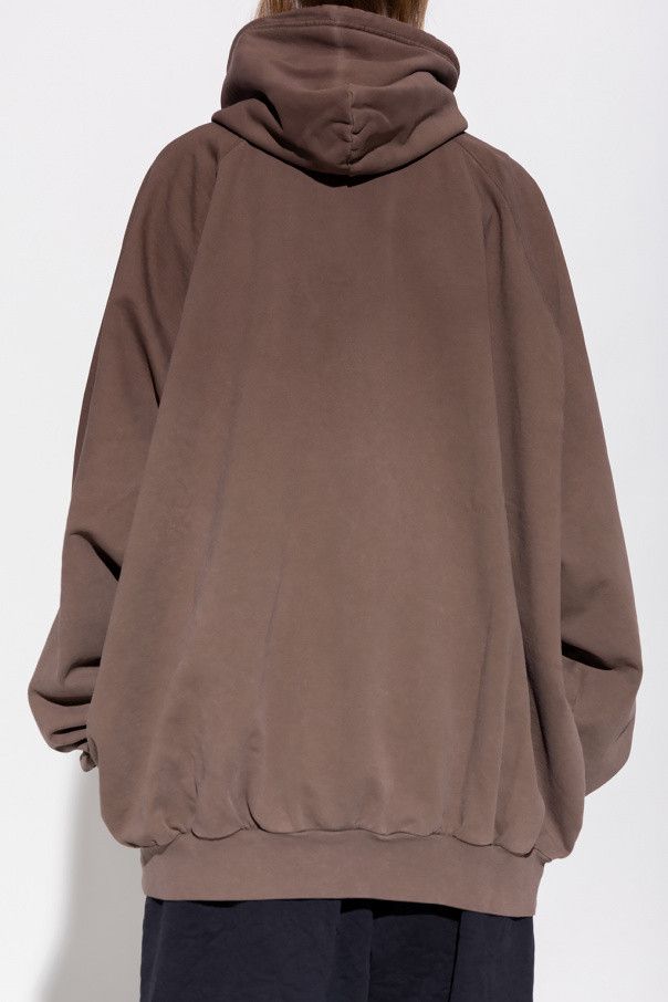 Balenciaga o1la1rc1a1124 B Authentic Oversized Hoodie in Taupe Size XS / US 0-2 / IT 36-38 - 4 Thumbnail