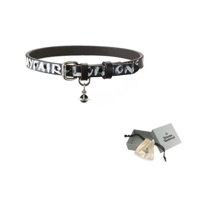 Vivienne Westwood Vivienne Westwood Bristol Leather Pendant Necklace -2507 Size ONE SIZE - 1 Thumbnail