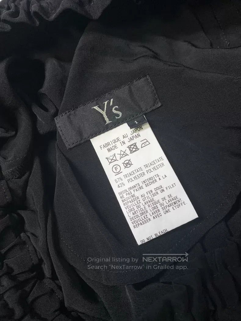 Yohji Yamamoto Yohji Yamamoto size 1 22SS triacetate double pleated drawst Size US 28 / EU 44 - 1 Thumbnail