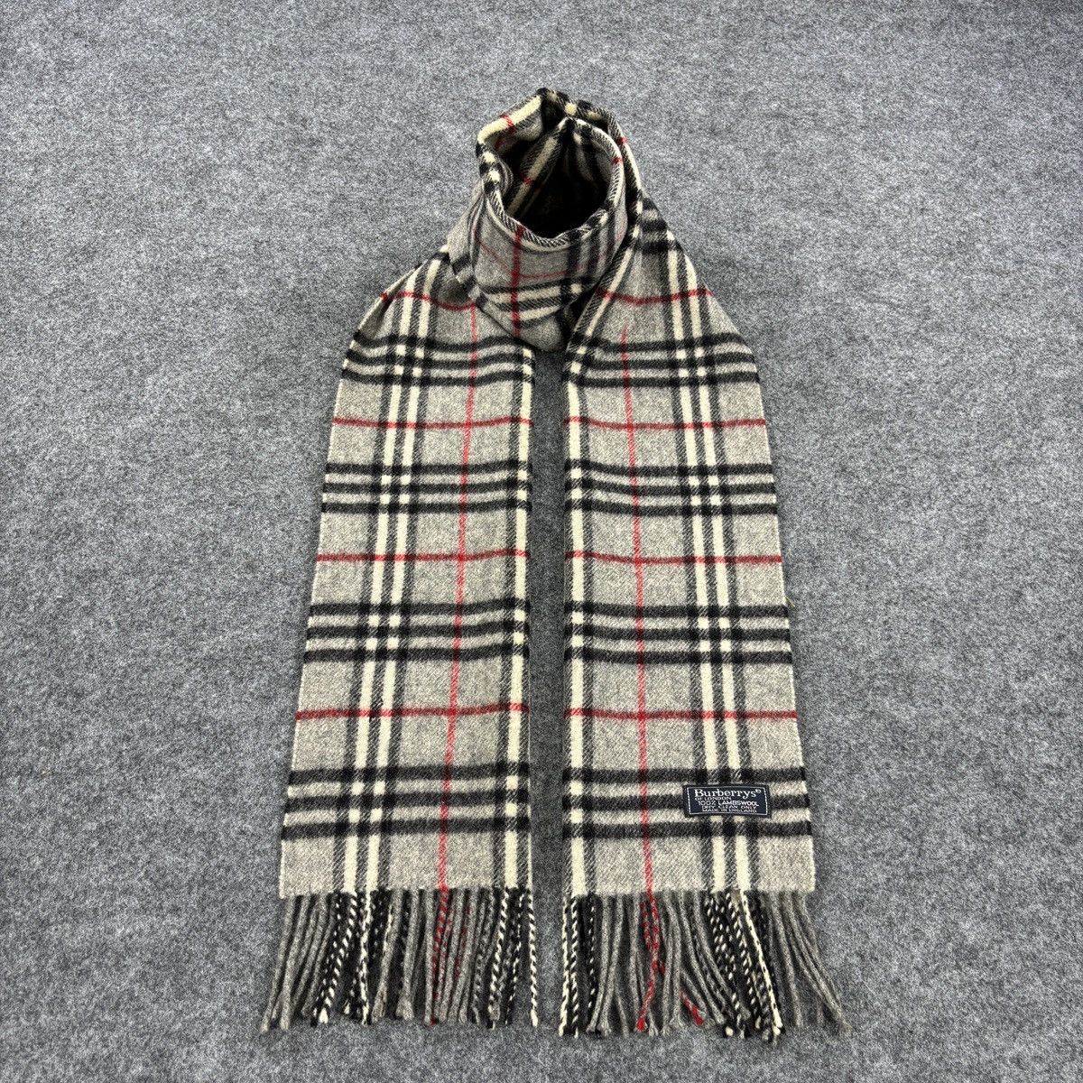Burberry × Vintage Burberrys Scarf # D790 # Muffler # Neckwear # Nova Check Size ONE SIZE - 1 Thumbnail
