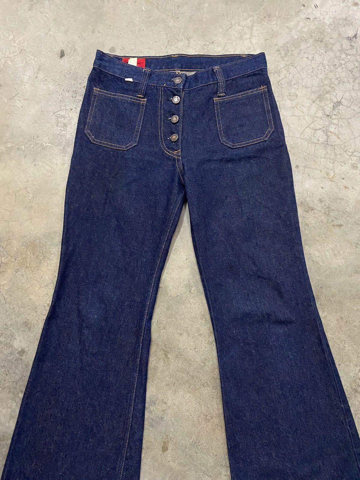Flare Jeans Vintage Japanese Sakamoto Bush Pant Jeans