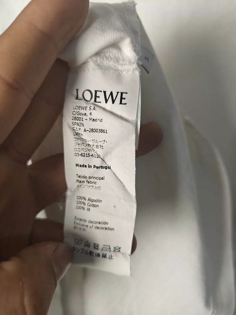 Loewe LOEWE Letter logo short sleeves Size S / US 4 / IT 40 - 3 Thumbnail