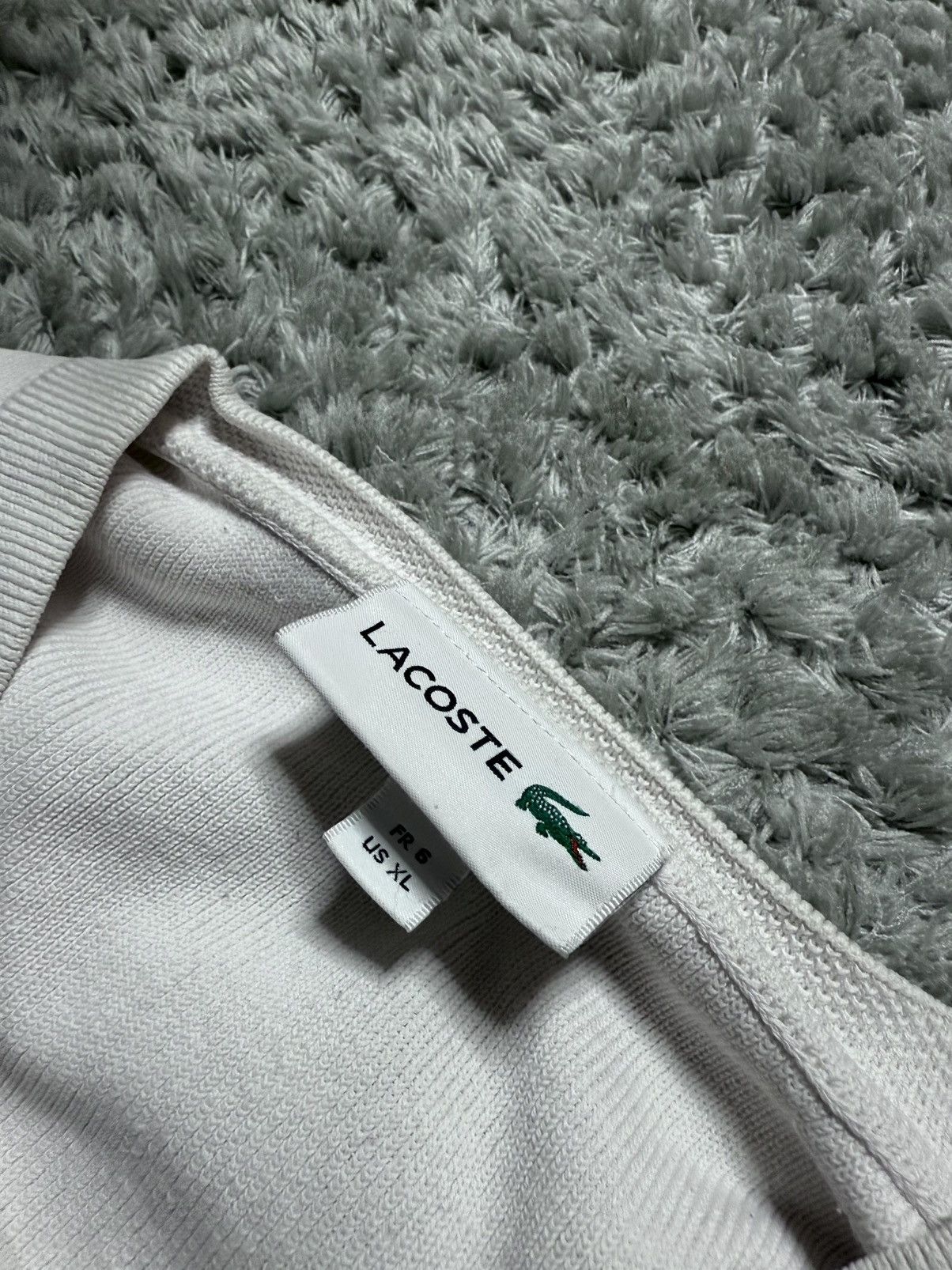 Lacoste Lacoste Hoodie Rare Big Lodo Sweatshirt Drill Y2K Streetwear Size US XL / EU 56 / 4 - 6 Thumbnail