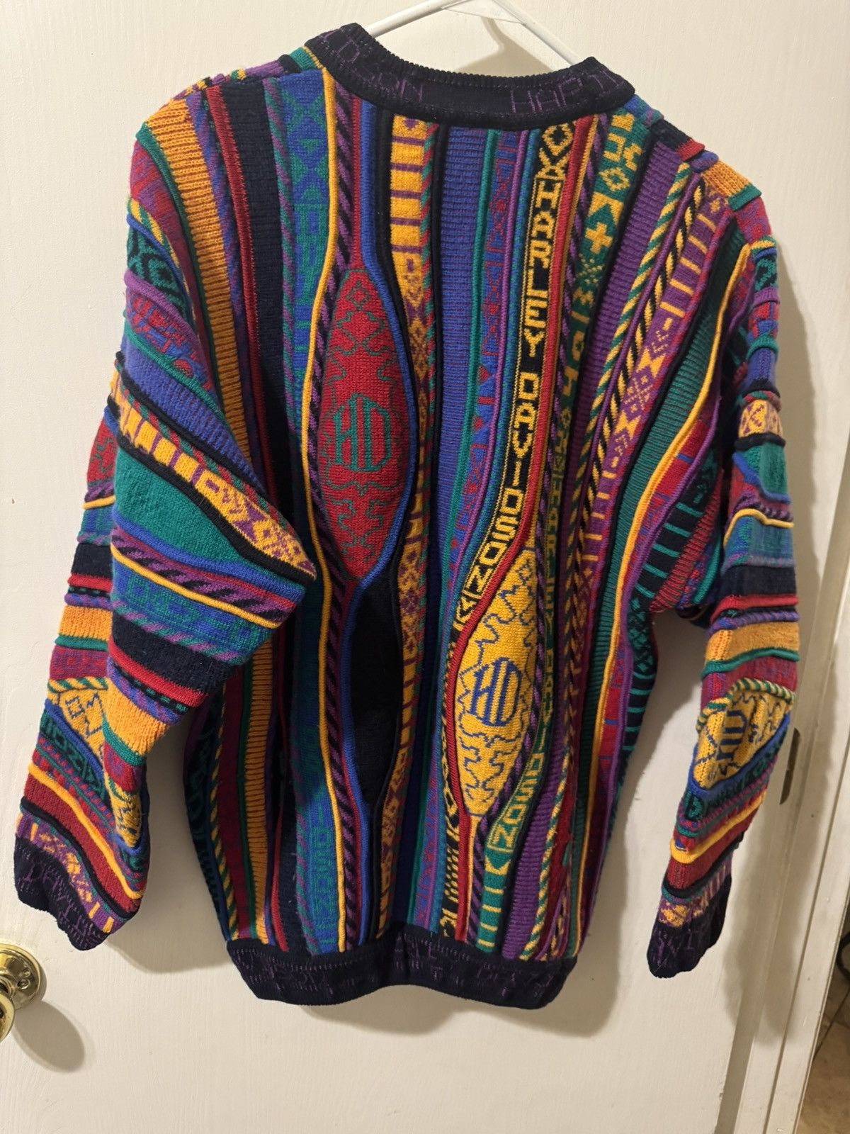 Harley Davidson Vintage Emaroo Harley Davidson colab knit Sweater GRAIL! Size US L / EU 52-54 / 3 - 2 Thumbnail