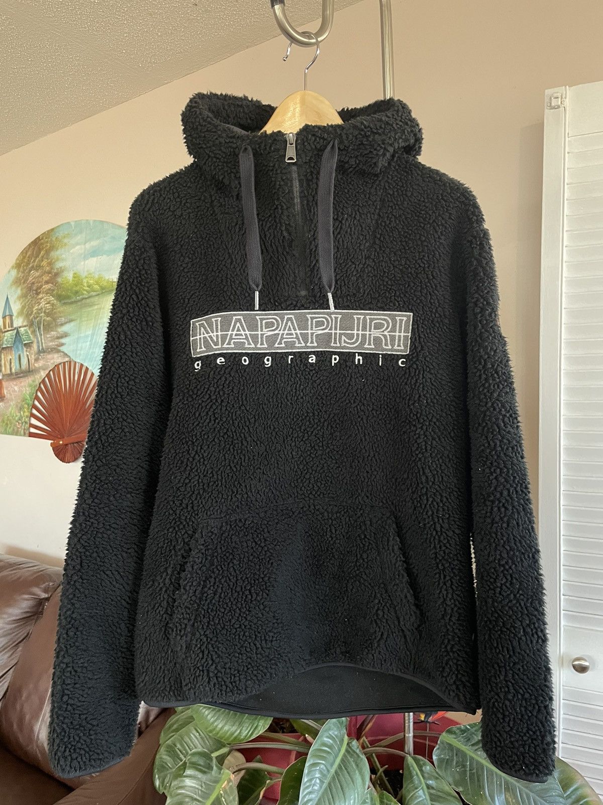 Napapijri NAPAPIJRI | Large Hooded Quarter-Zip Fleece Size US L / EU 52-54 / 3 - 1 Thumbnail