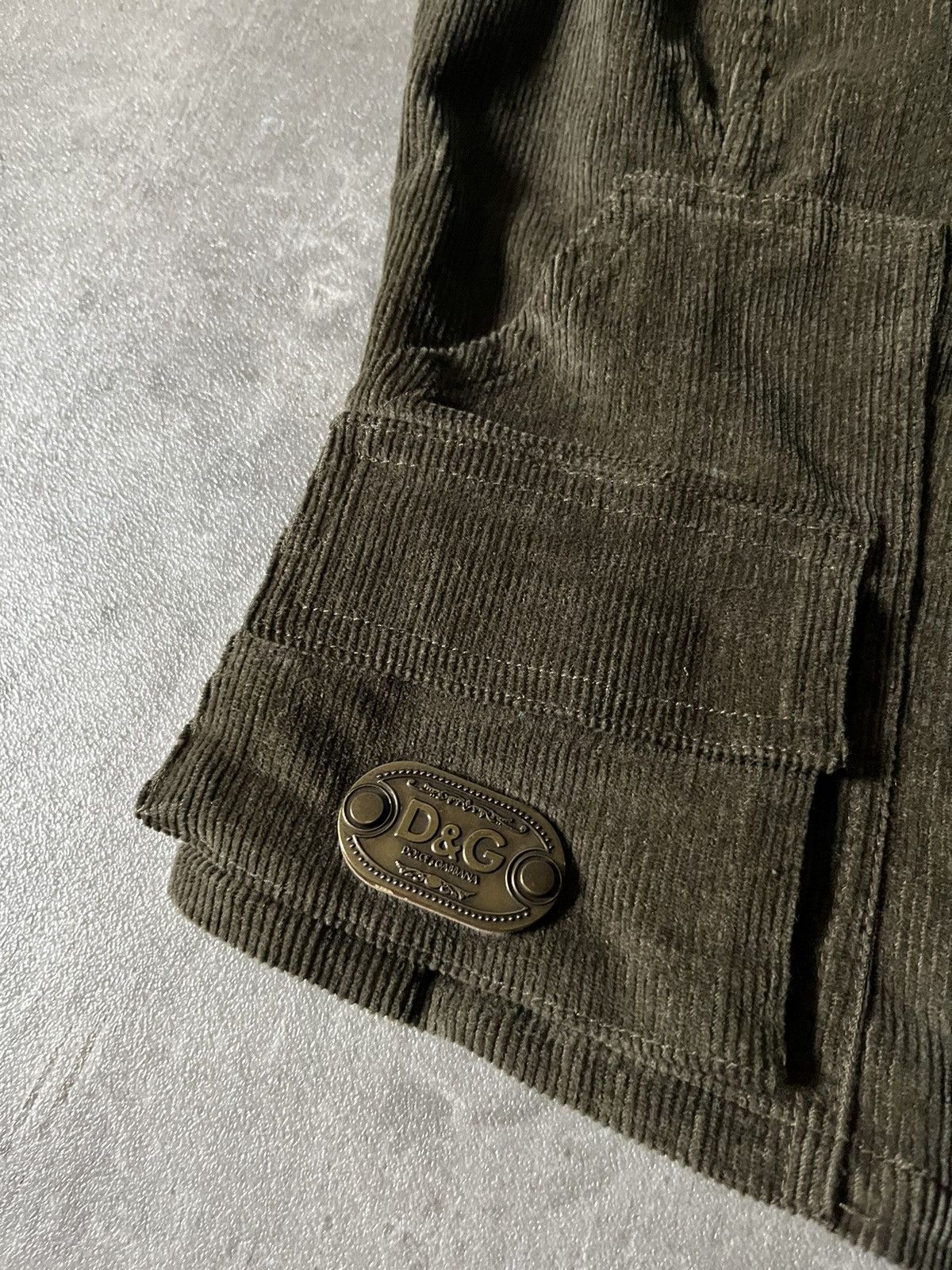 Dolce & Gabbana Dolce & Gabbana corduroy cord bustier cargo top corset Size M / US 6-8 / IT 42-44 - 3 Thumbnail