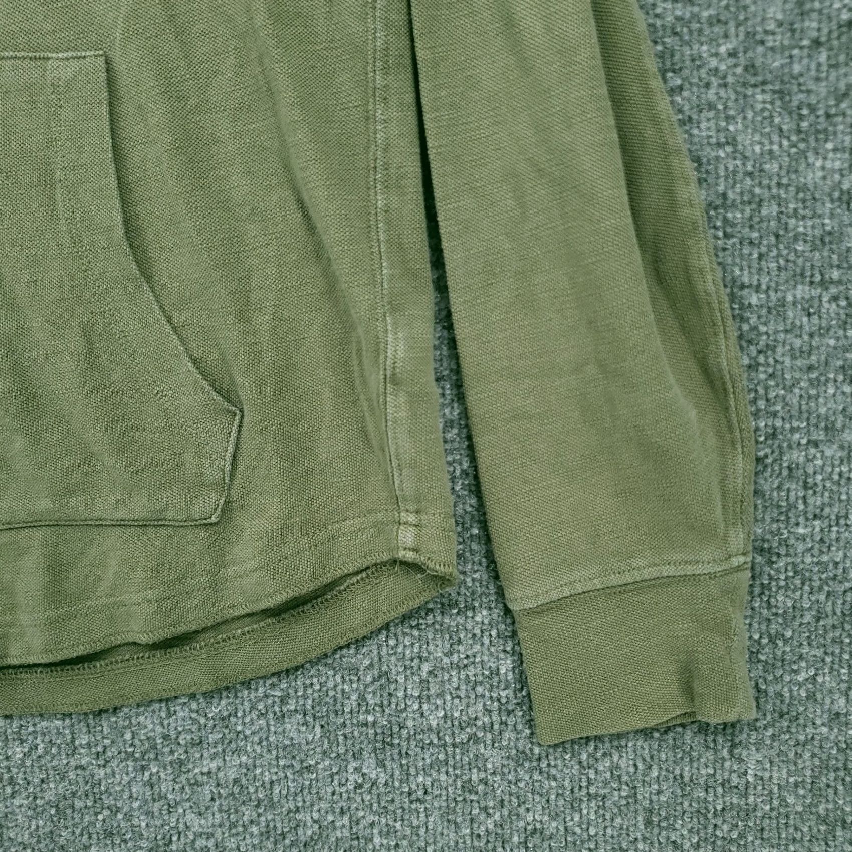 American Eagle Outfitters American Eagle Hoodie Mens XS Green Pullover Hooded Pocket Long Sleeves Standard Fit Size US XS / EU 42 / 0 - 7 Thumbnail