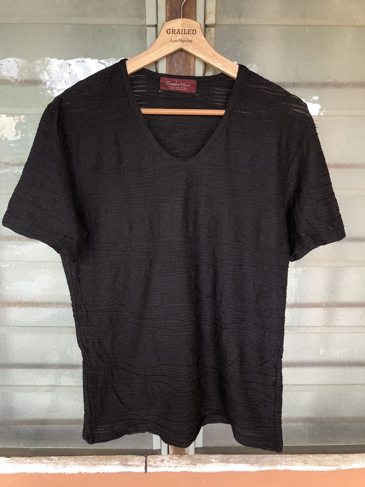 Tornado Mart Vintage Tornado Mart Weave Japanese Punk Shirt Tee Men’s Size US L / EU 52-54 / 3 - 5 Thumbnail