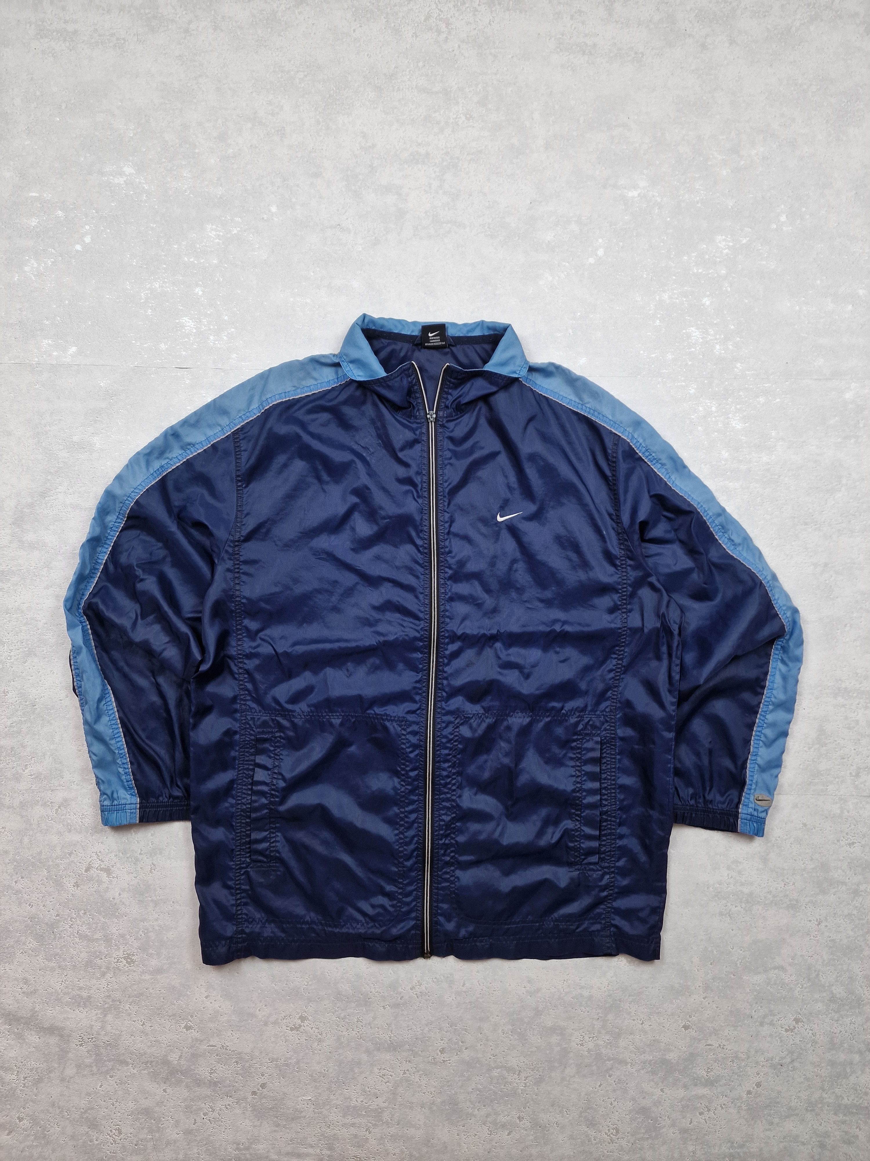 Nike 00s Nike Retro Logo Vintage Y2K Oversized Nylon Retro Jacket Size US L / EU 52-54 / 3 - 1 Thumbnail