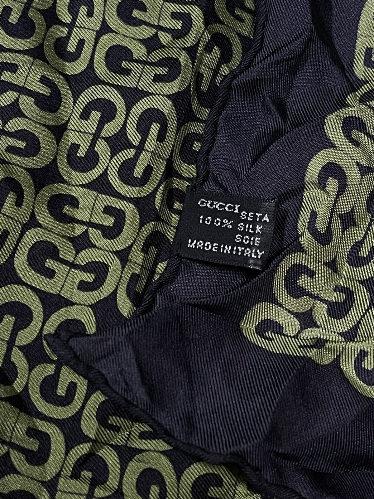 Gucci Gucci Monogram Mini Silk Scarf Size ONE SIZE - 5 Thumbnail