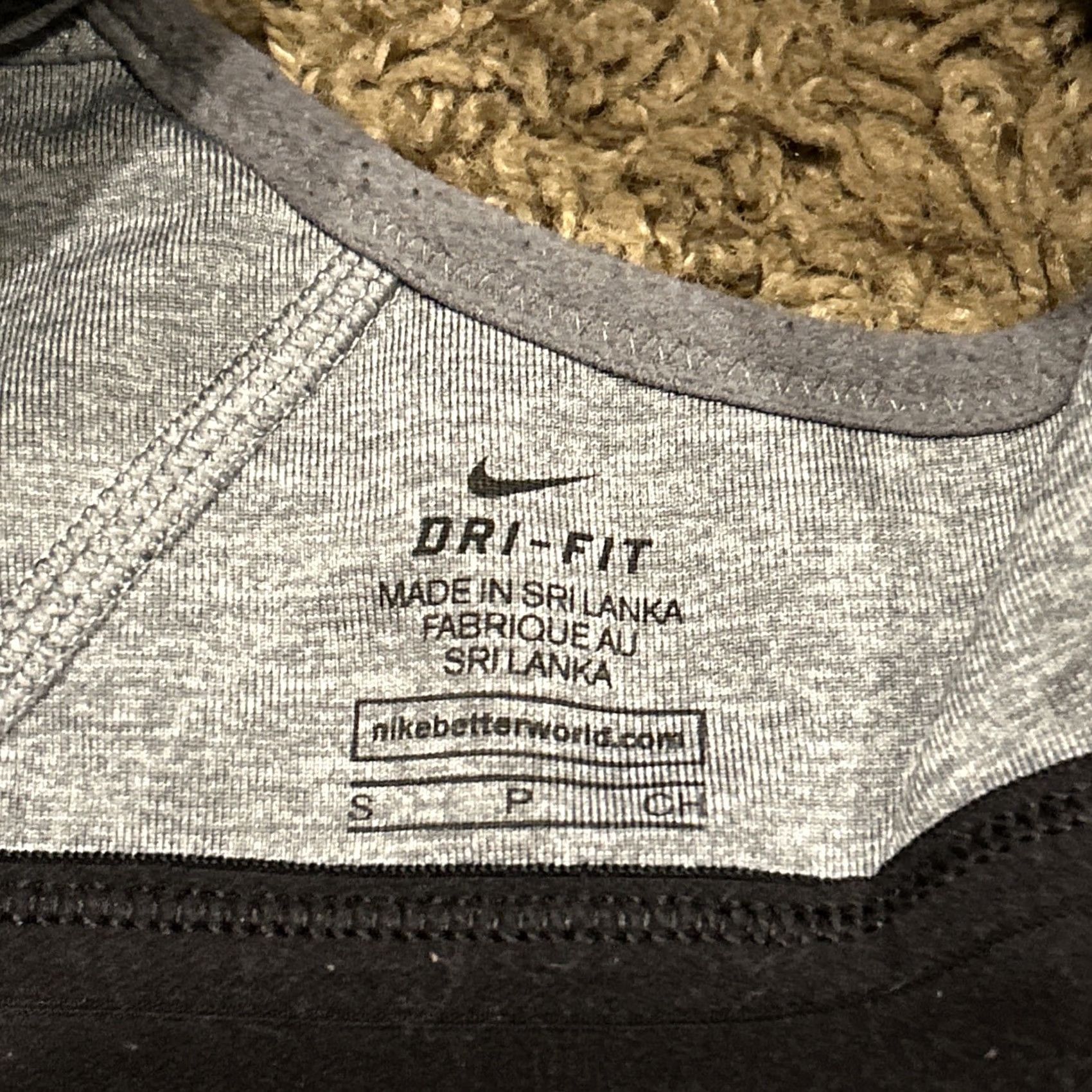 Nike Nike Dri Fit Womens S Sports Bra Gray Black B25 - Preowned Condition Size ONE SIZE - 3 Thumbnail