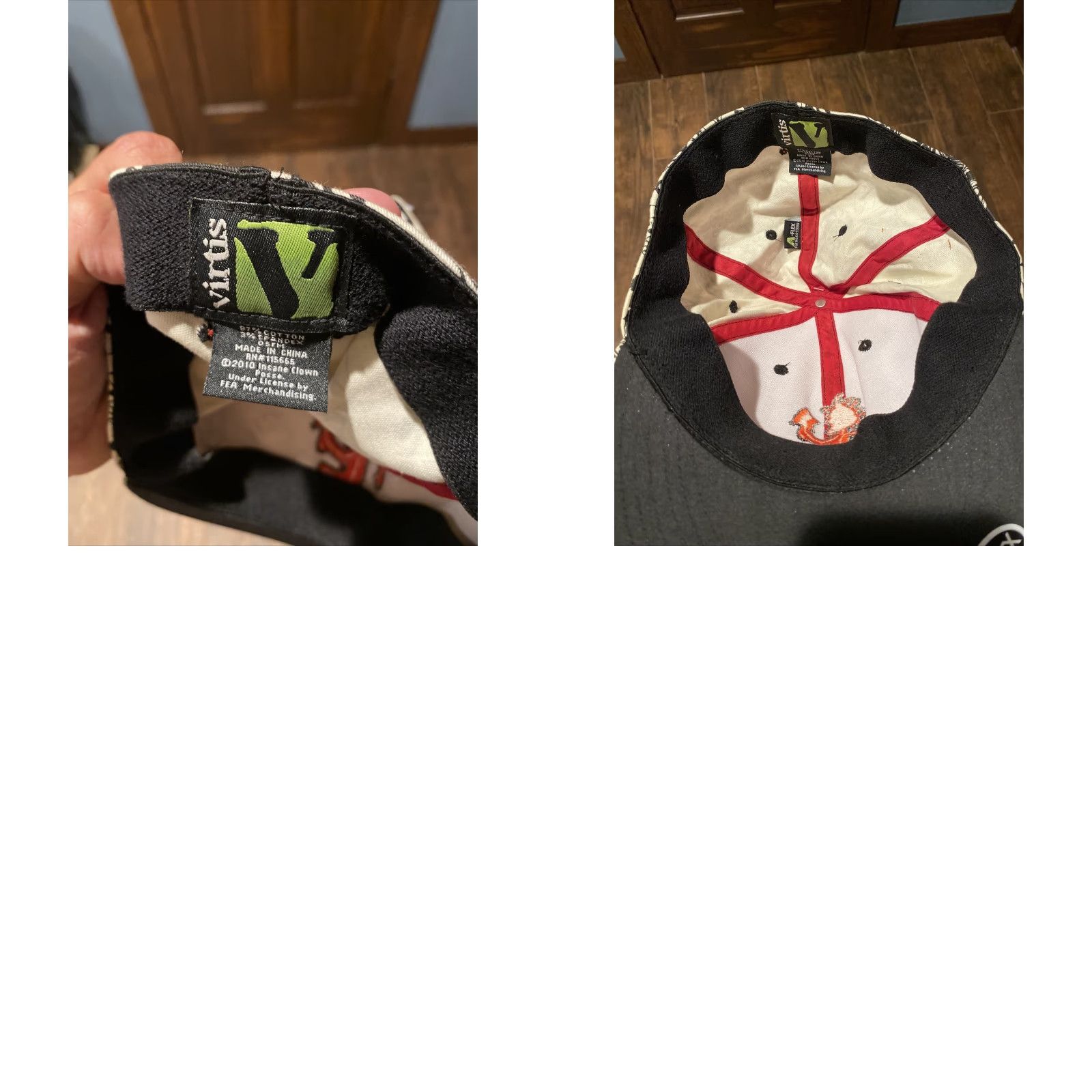 Vintage NWT ICP Insane Clown Posse Hatchet Man Juggalo Milenko Flex Hat Cap Size ONE SIZE - 8 Thumbnail