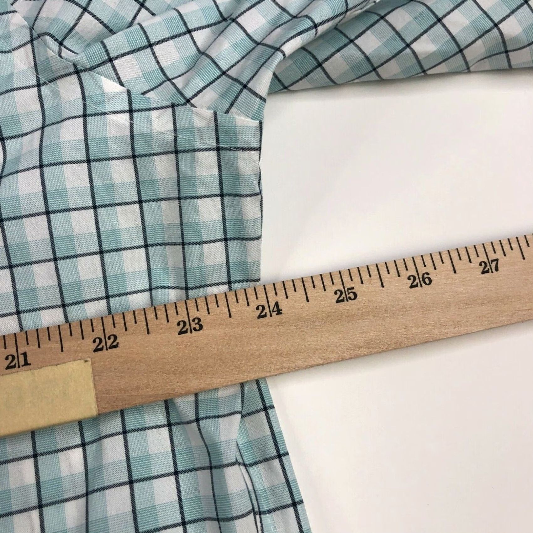 Express Express 1MX Dress Shirt Mens L 35 Green Button Front Casual Plaid Shirt Size US L / EU 52-54 / 3 - 3 Thumbnail