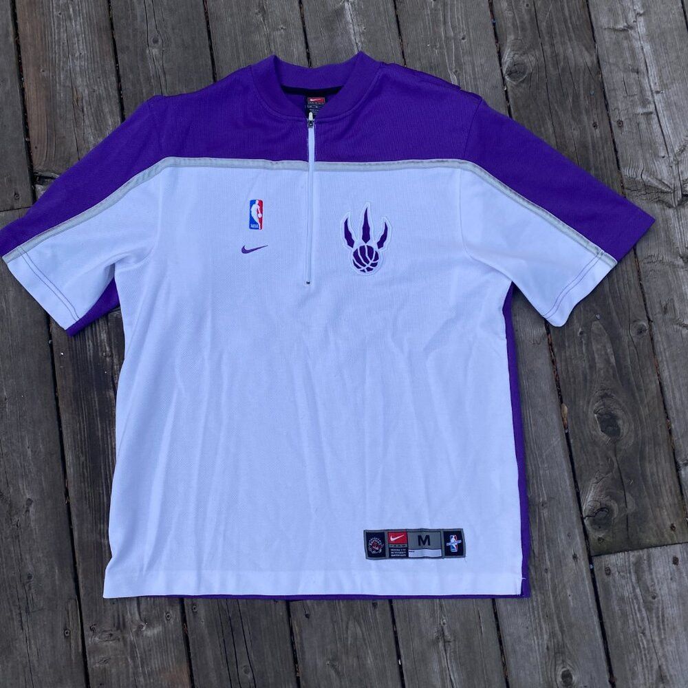 Nike × Vintage Vintage 1999 Nike Toronto Raptors Team NBA Basketball Warmu Size US M / EU 48-50 / 2 - 5 Thumbnail
