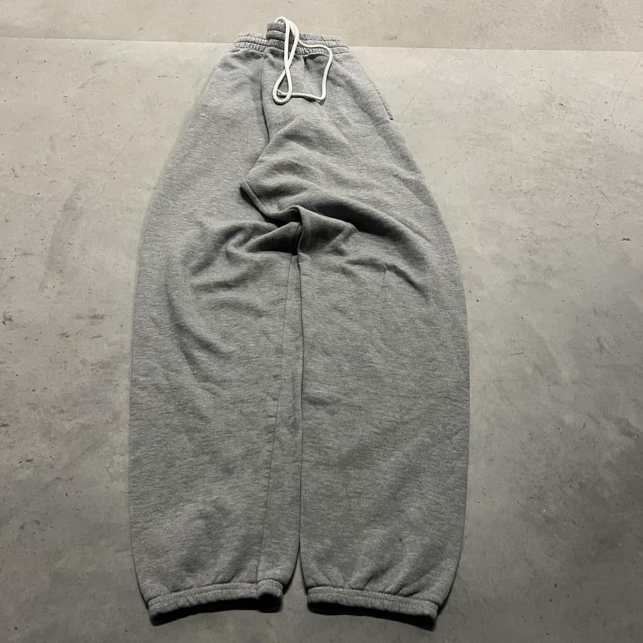 Japanese Brand × Vintage Vintage Y2K Grey Sweatpants With adjustable waist! Size US 28 / EU 44 - 1 Thumbnail