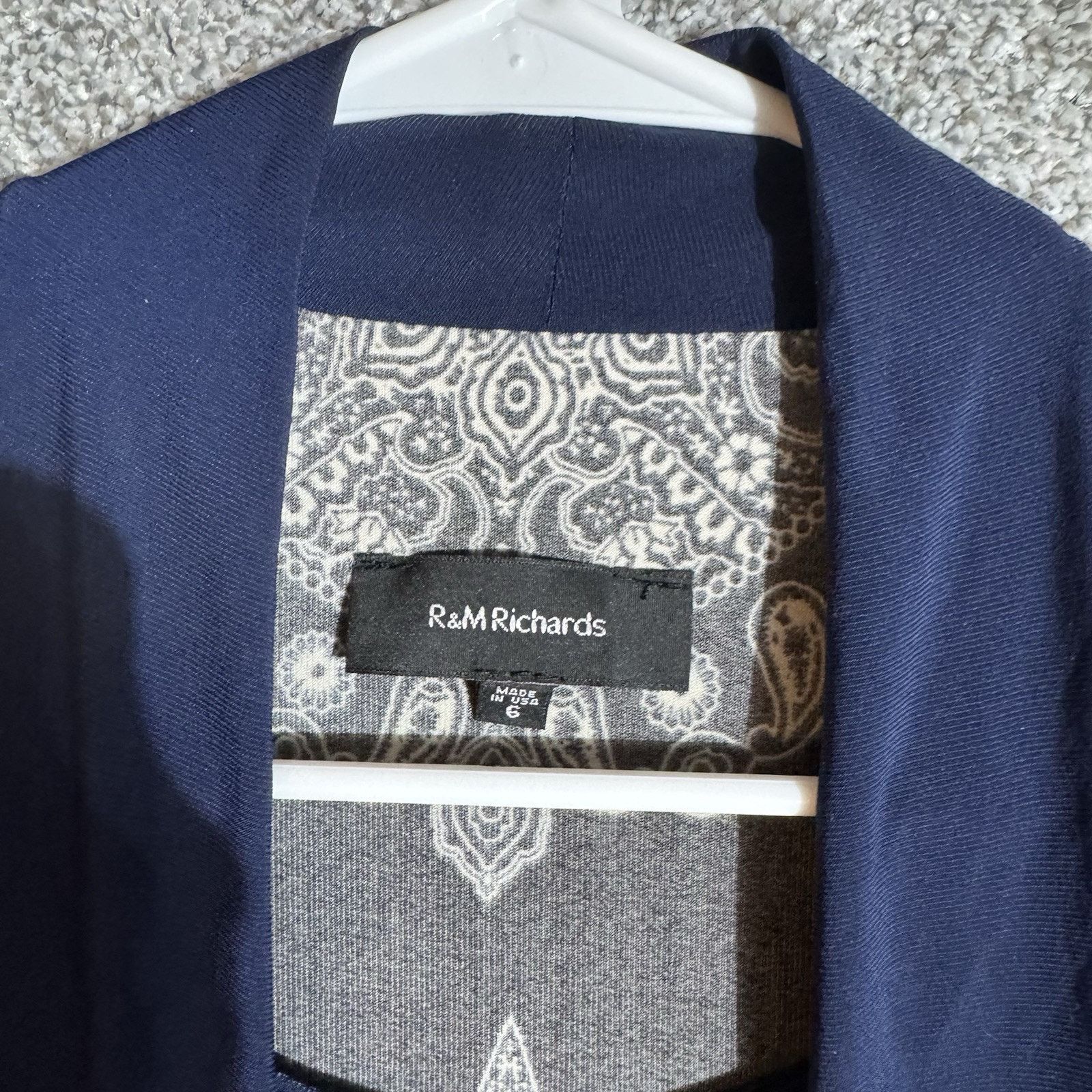 Other R&M Richards Cardigan Dress 6 Boho Ornate Medallion Paisley Size M / US 6-8 / IT 42-44 - 6 Thumbnail