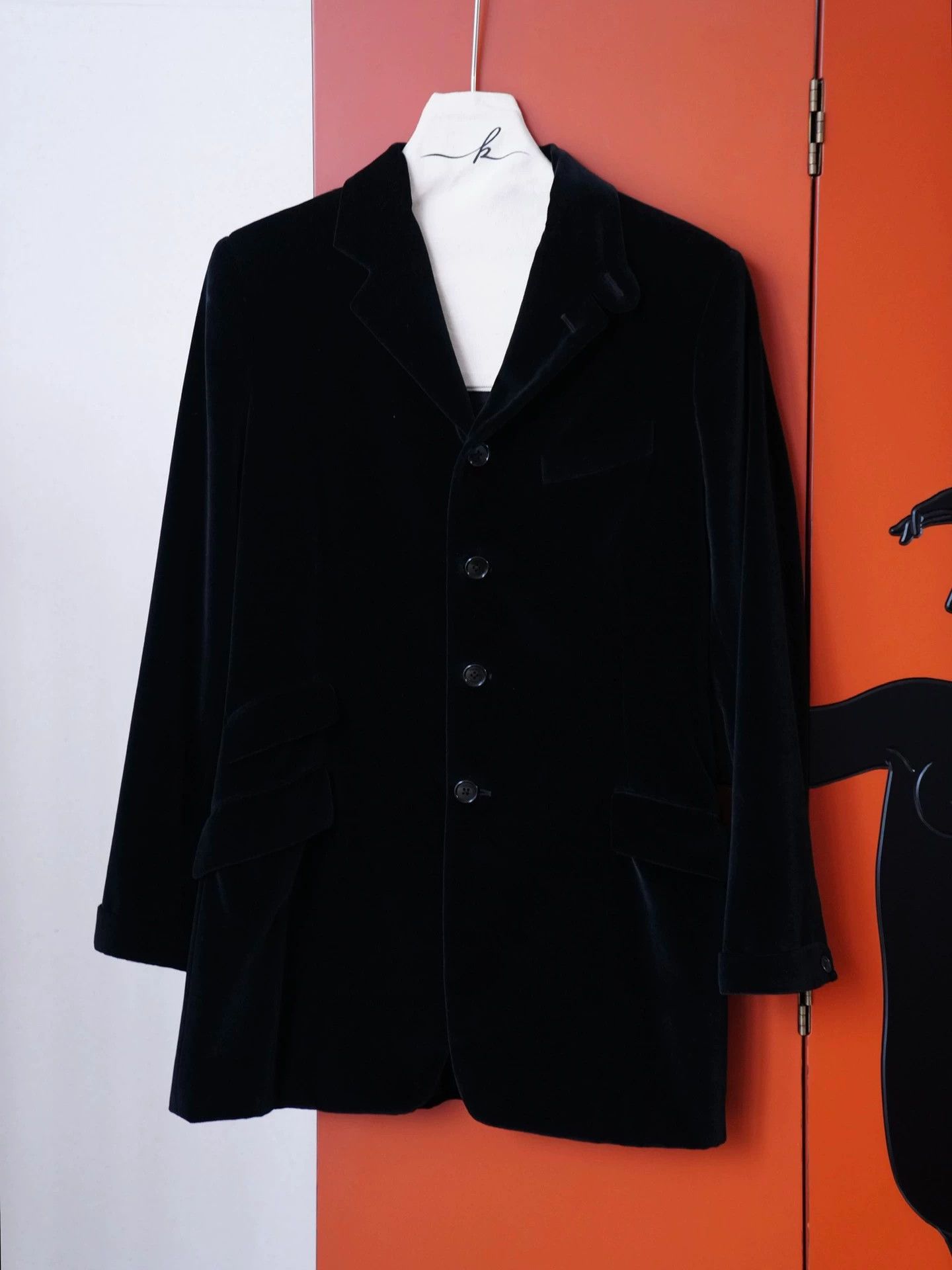 Polo Ralph Lauren Ralph Lauren Purple Label Black Velvet Blazer USA Size L / US 10 / IT 46 - 2 Thumbnail