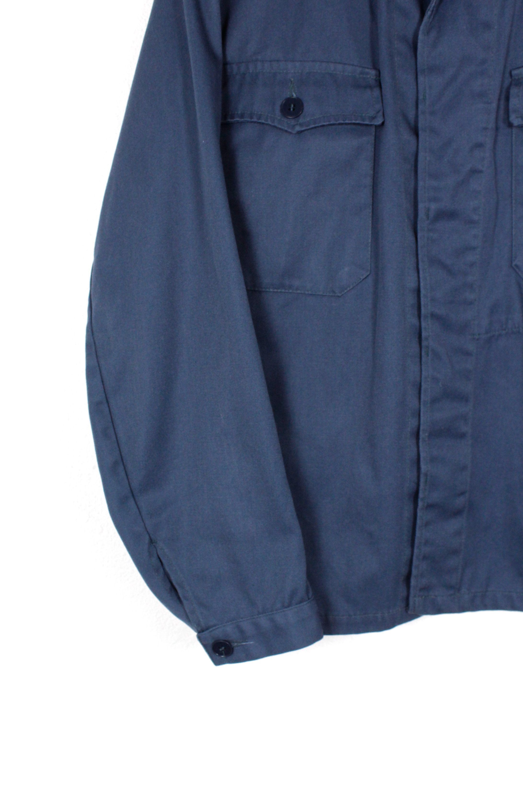 Vintage Vintage Swiss Army Blue Military Civil Chore Jacket Size US S / EU 44-46 / 1 - 3 Thumbnail