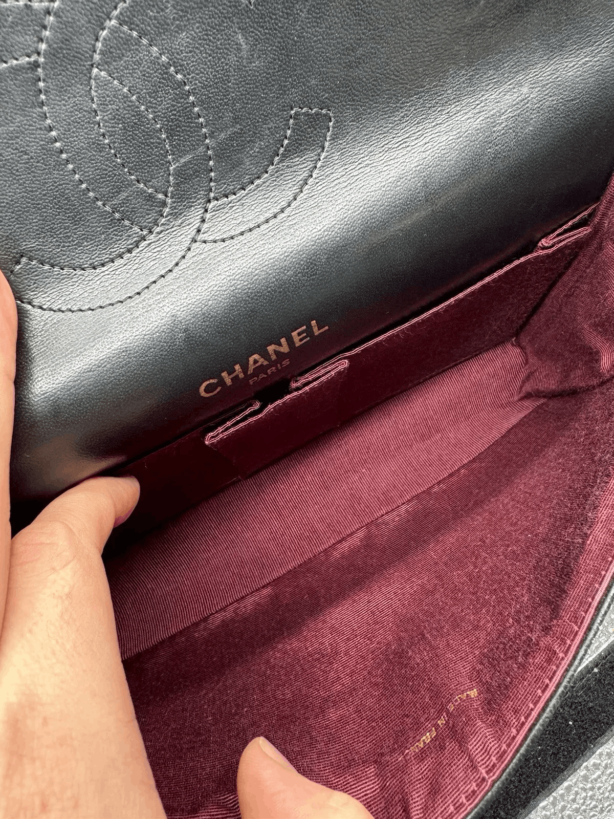 Chanel Chanel Double Flap Square Lamb Medium Size ONE SIZE - 6 Thumbnail