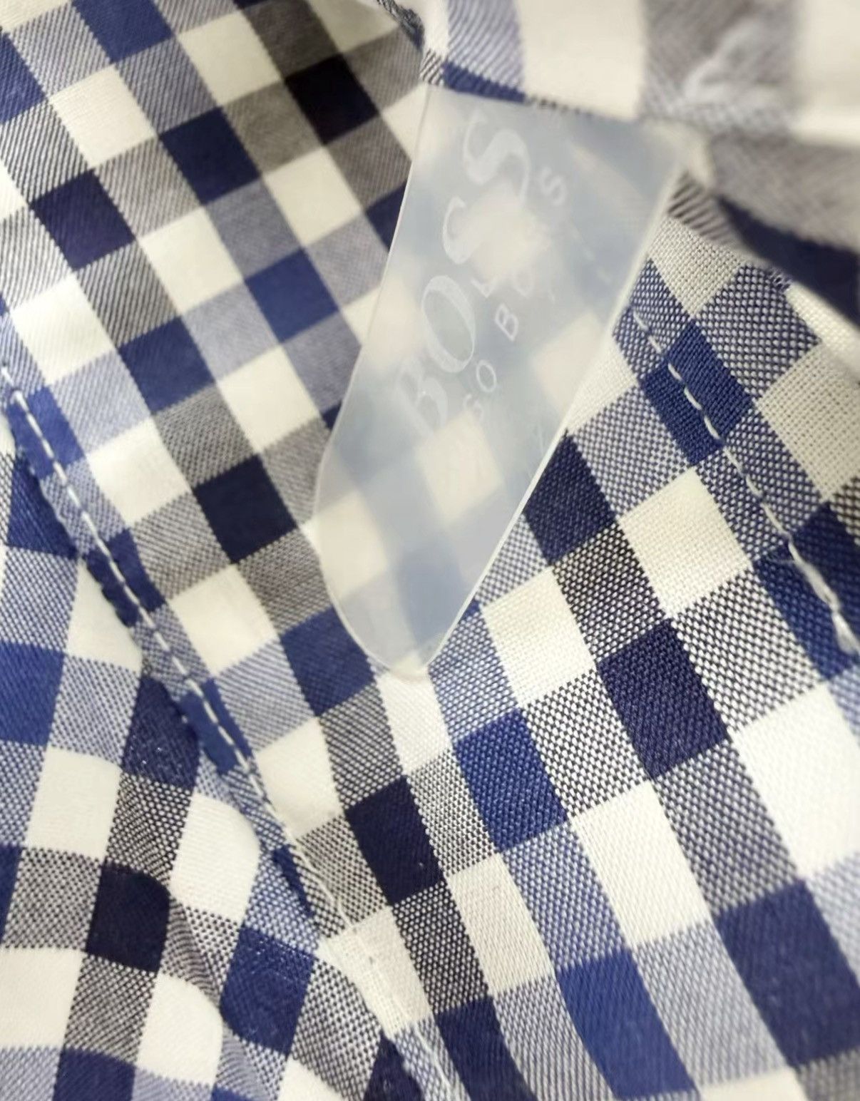 Hugo Boss HUGO BOSS 100% Cotton Long Sleeve Shirt J30 Size US S / EU 44-46 / 1 - 3 Thumbnail