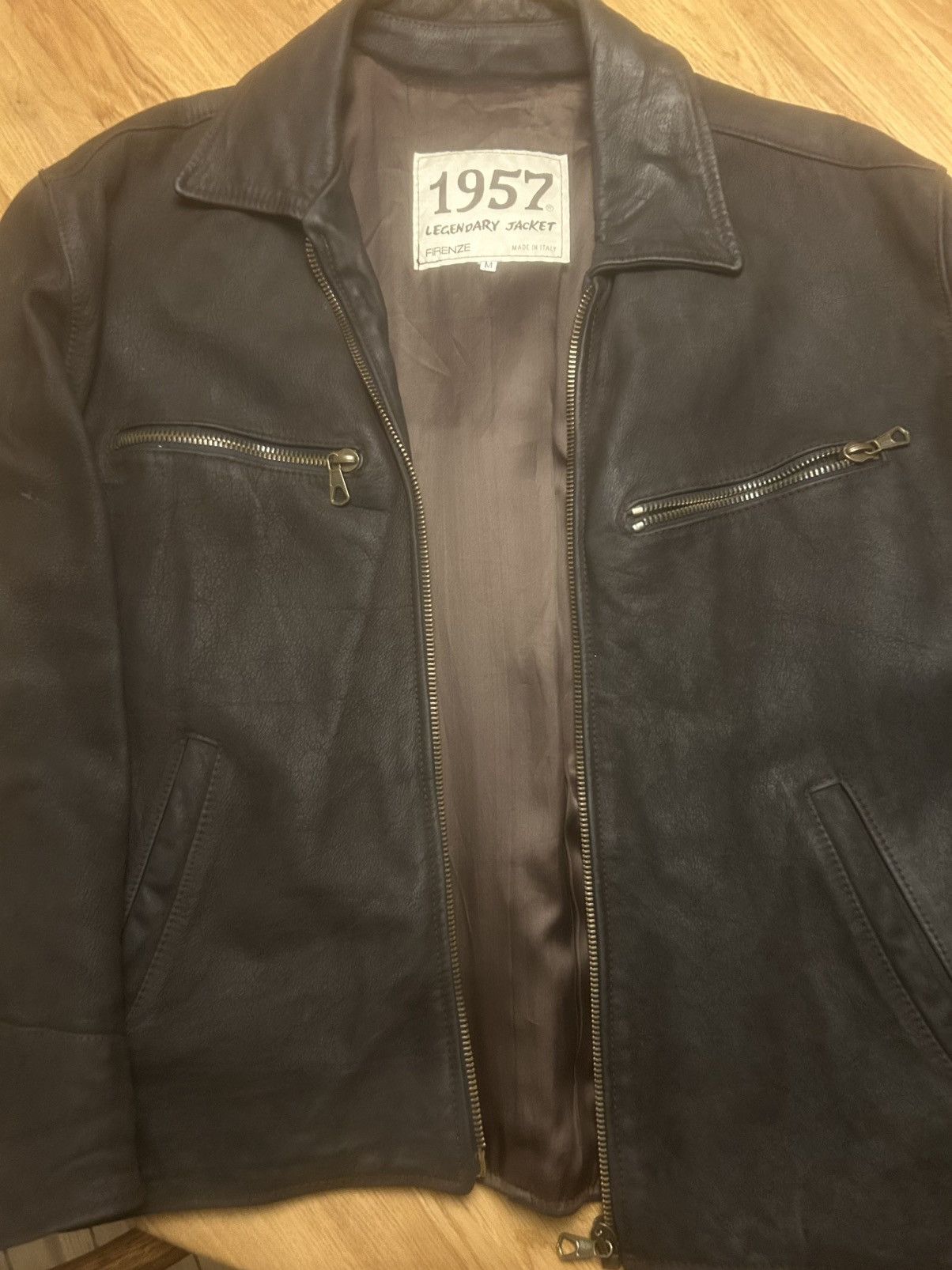 Swagger Vintage leather jacket Size US M / EU 48-50 / 2 - 1 Thumbnail