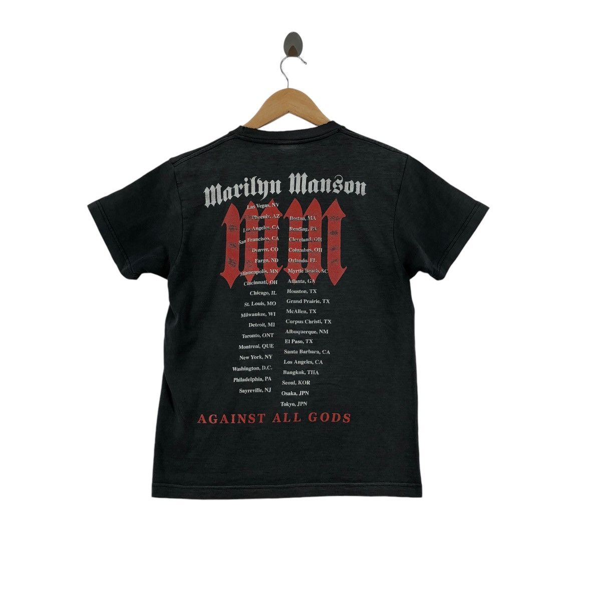 Band Tees × Vintage Y2K! MARILYN MANSON Against All Gods T-Shirt Band Tees Size US S / EU 44-46 / 1 - 5 Thumbnail