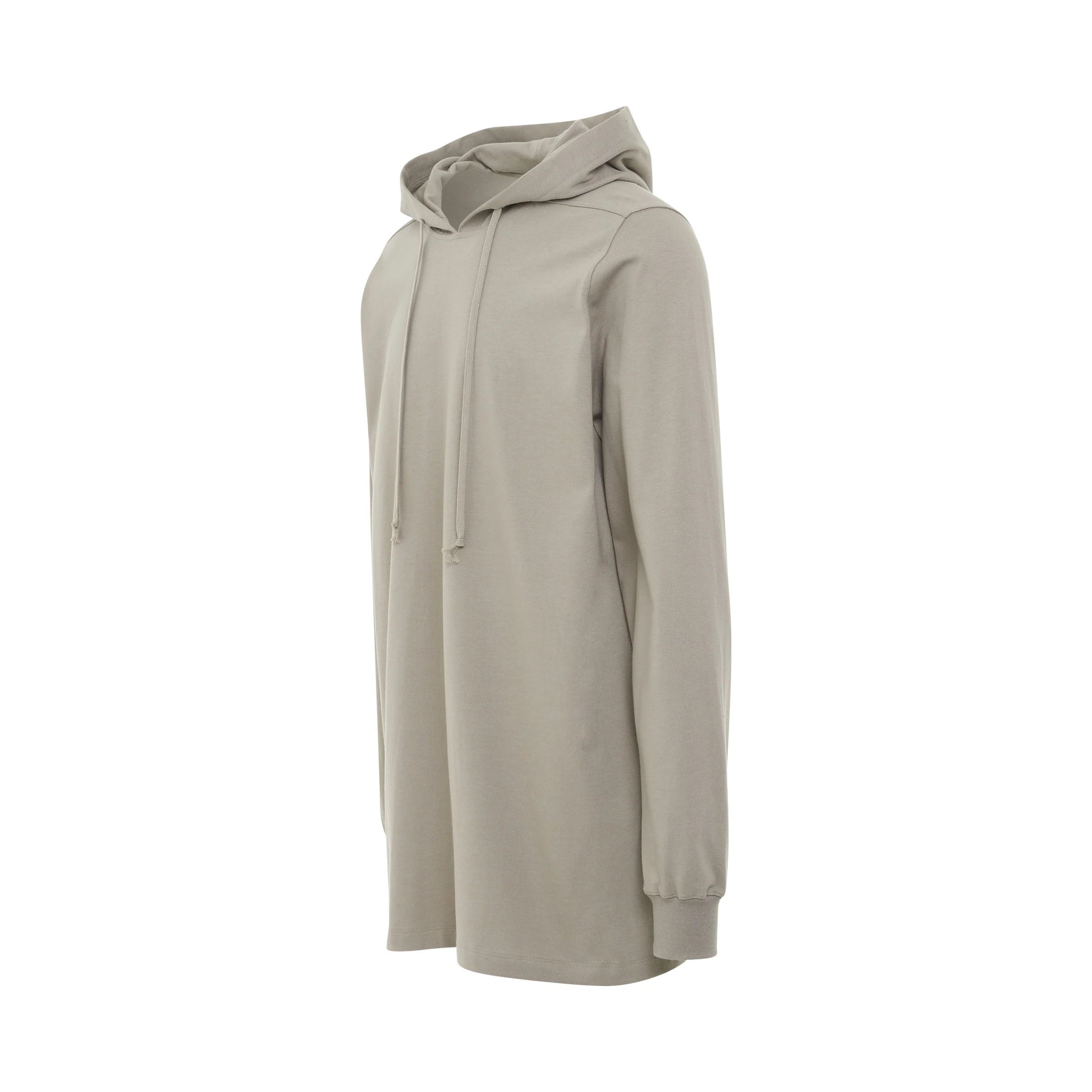 Rick Owens o1mris0824 Drawstring Hoodie in Pearl Size US M / EU 48-50 / 2 - 2 Thumbnail