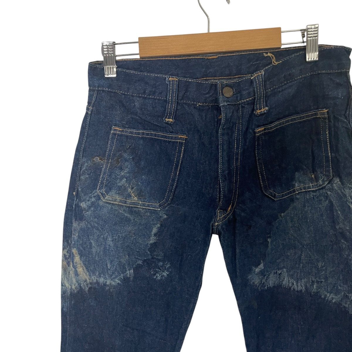 Japanese Brand Vintage Japanese Designer Bush Pants Denim Size US 29 - 3 Thumbnail