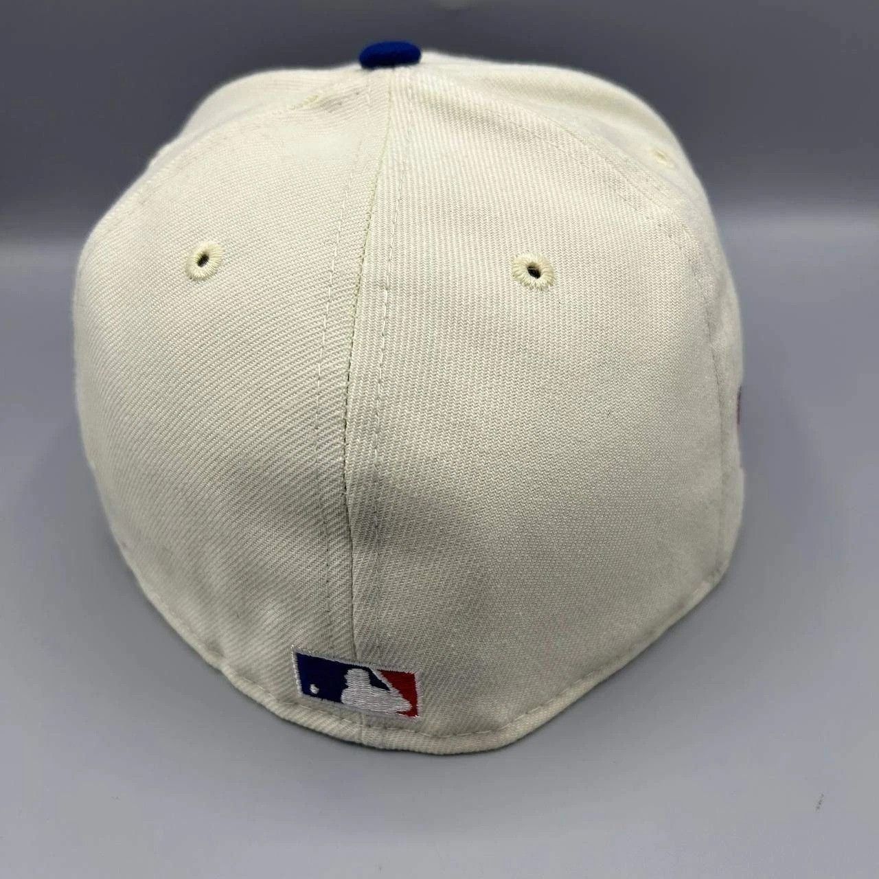 New Era Los Angeles LA Dodgers Hat Men 7 1/8 White Blue MLB Fitted Size ONE SIZE - 9 Thumbnail