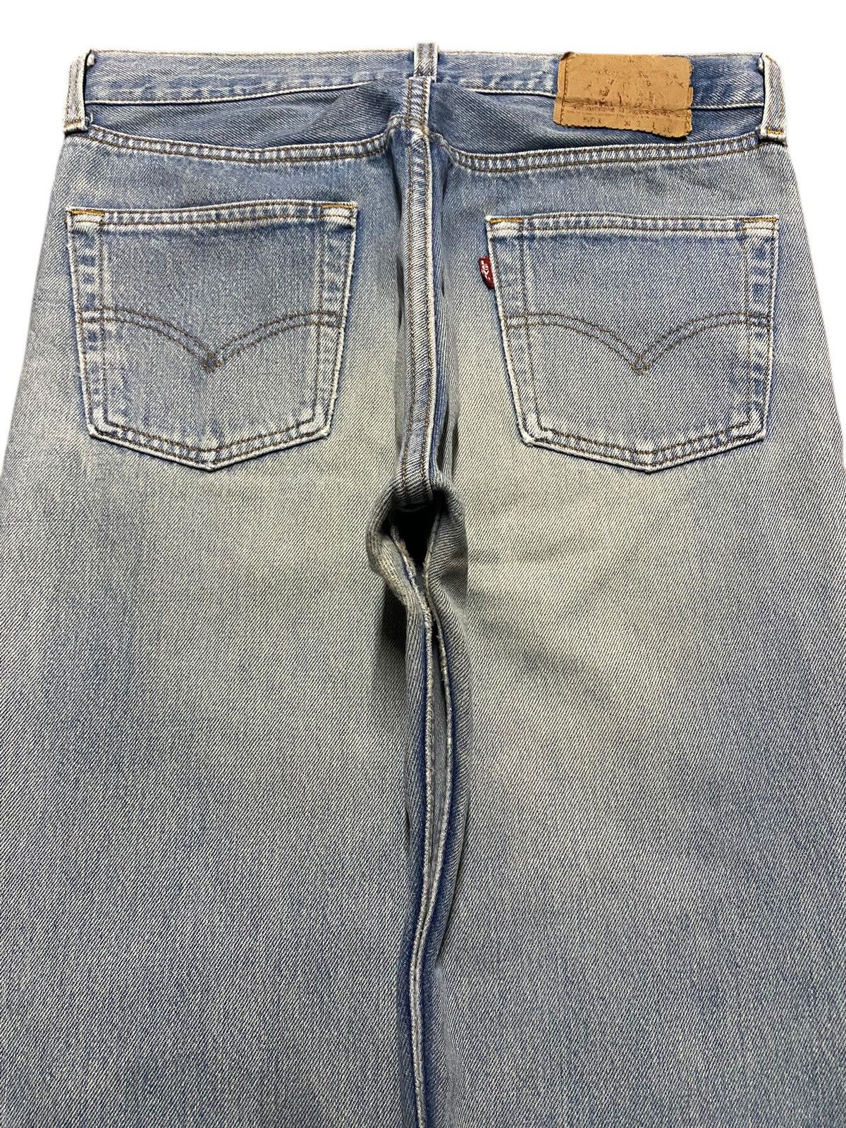 Levi's Vintage Clothing Vintage Levis 501 90’s Faded Light Wash Loose Jeans Size US 31 - 4 Thumbnail