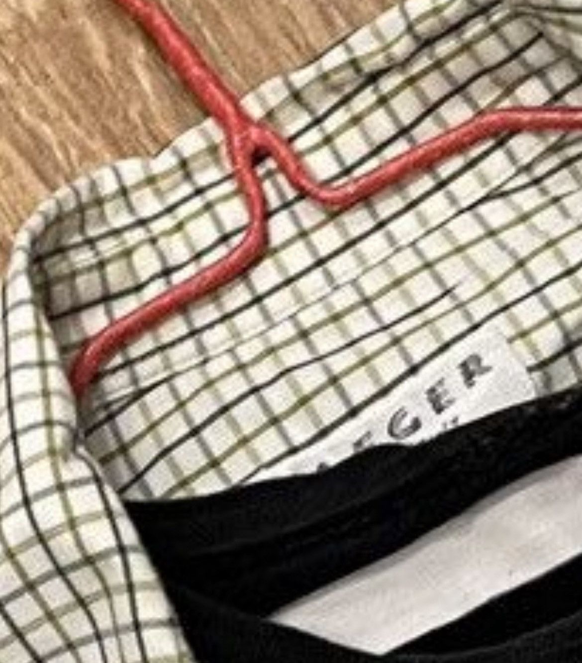 Vintage Vintage 90s Checkered Shirt Striped Graphic Tee Grunge L Size US L / EU 52-54 / 3 - 6 Thumbnail