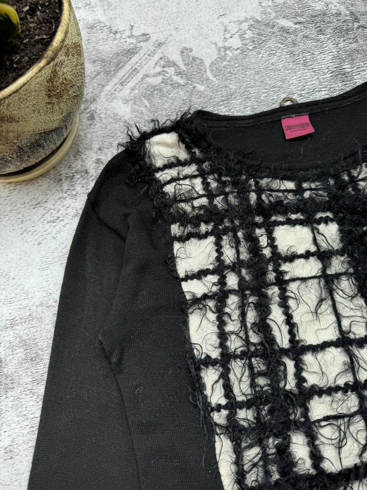 Designer Vintage Distressed Y2K Save The Queen ! Luxury Sweater Size S / US 4 / IT 40 - 16 Thumbnail
