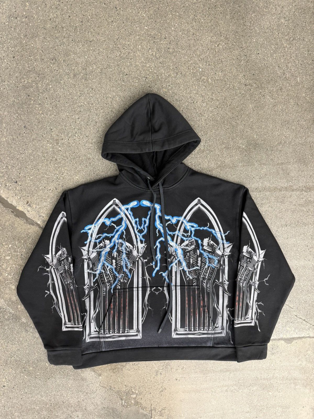 Who Decides War Engine Hooded Pullover