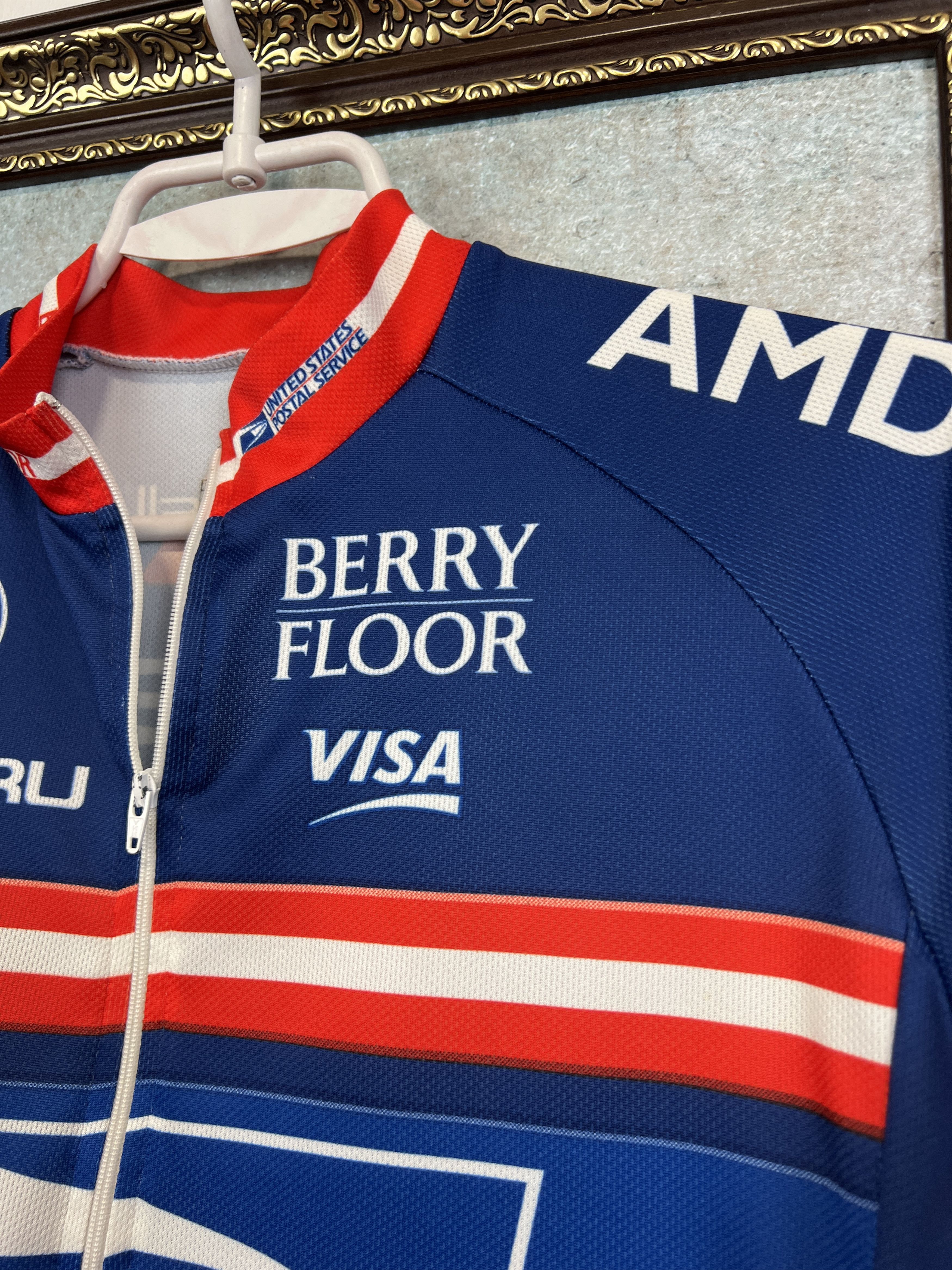 Nike United States Postal ServiceUSPS Cycling Biking Jersey Shirt Size US S / EU 44-46 / 1 - 3 Thumbnail