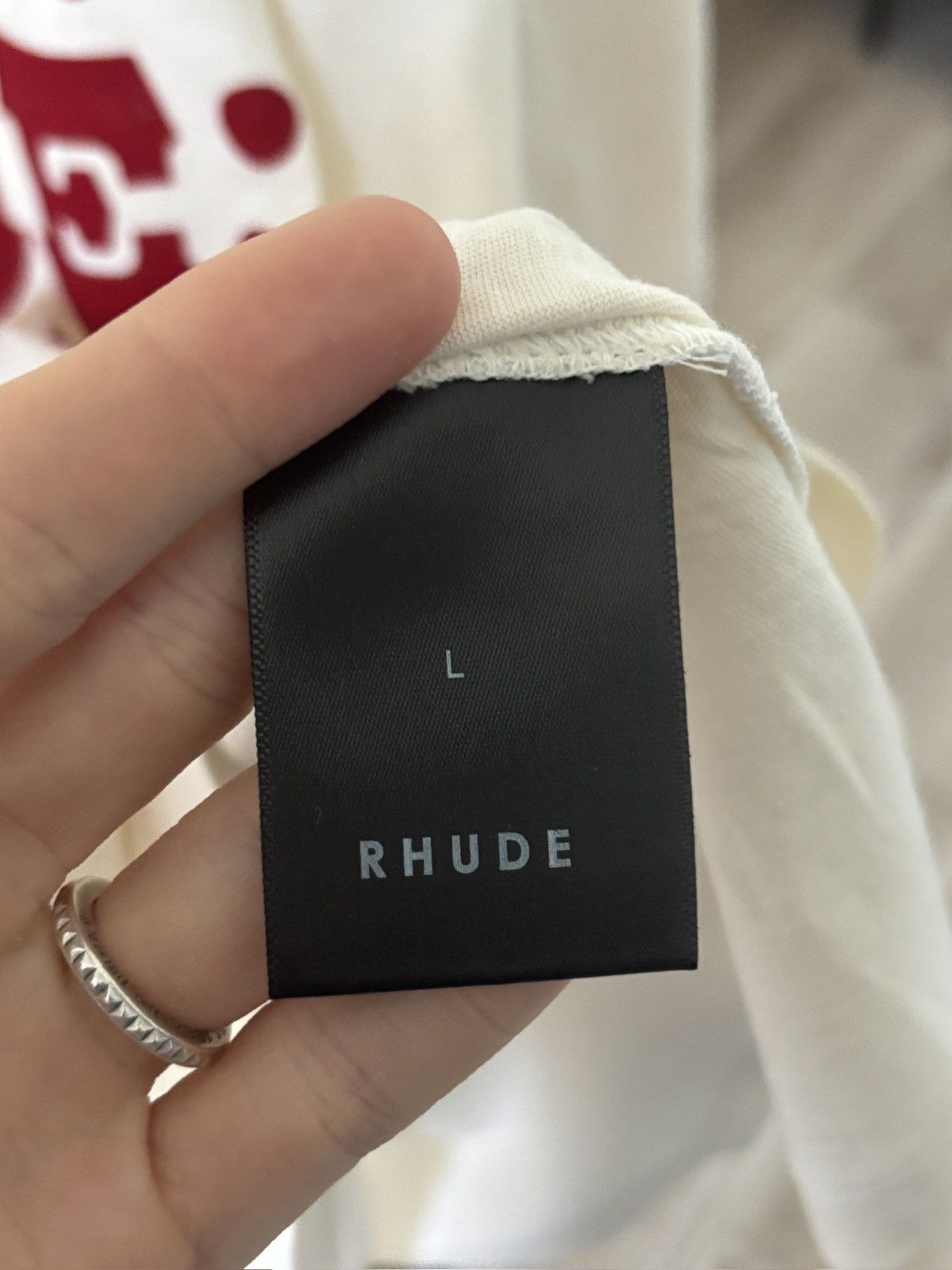 Rhude RHUDE WESTERN DOT LOGO TEE Size US L / EU 52-54 / 3 - 6 Thumbnail