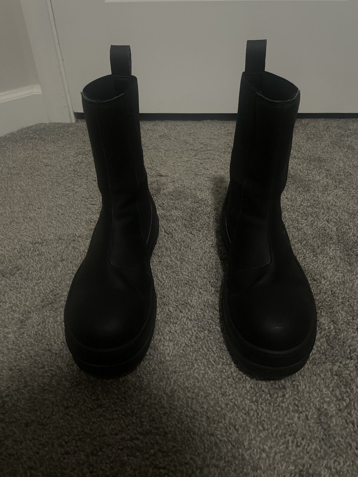 Rick Owens Rick Owens Beatle Bumper Chelsea Boots BLACK(42) Size US 9 / EU 42 - 4 Thumbnail