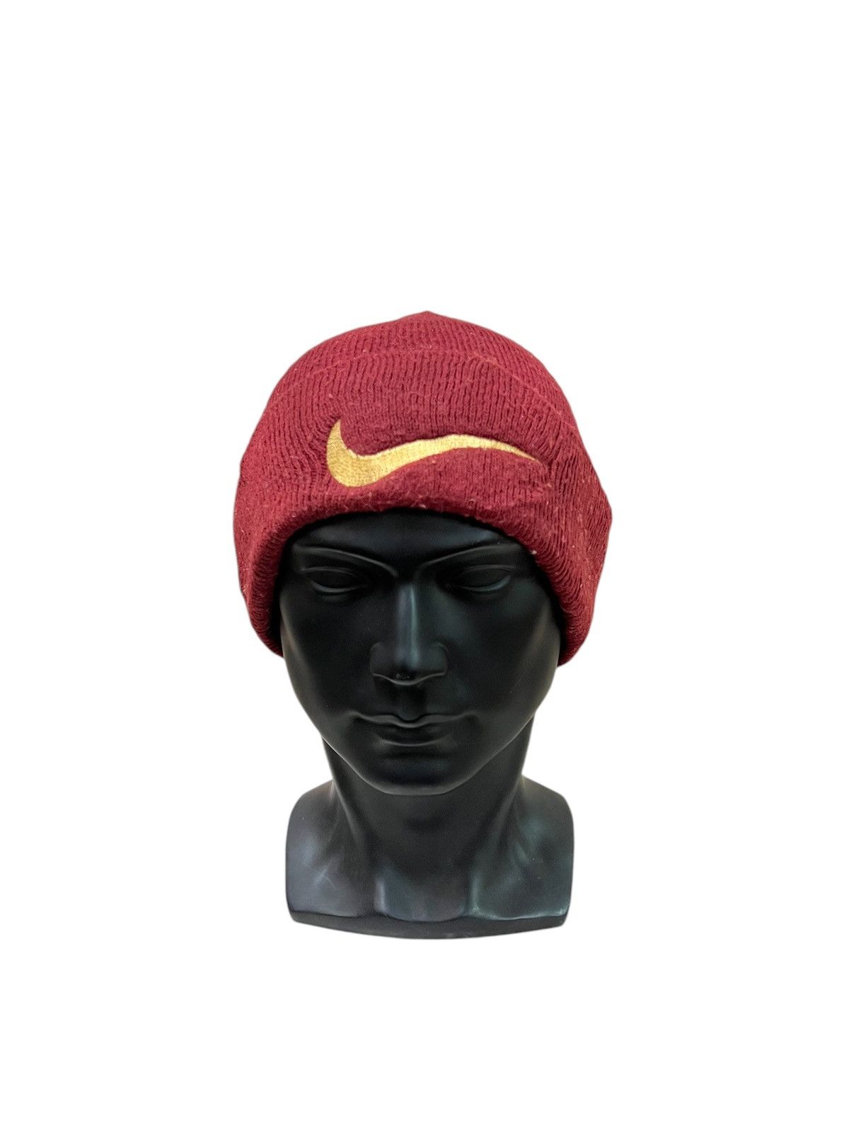 Nike Vintage Nike Swoosh Logo Beanie Hats Size ONE SIZE - 1 Thumbnail