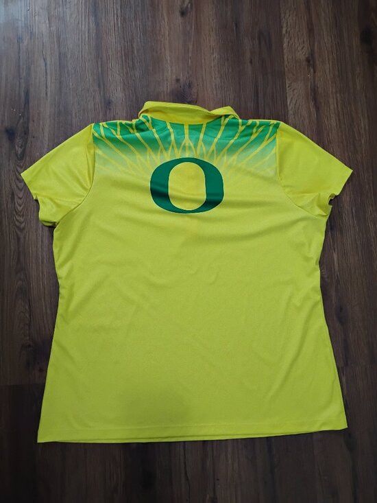 Nike Nike Running Oregon Ducks Polo Shirt Athletic Team Issued Size XL / US 12-14 / IT 48-50 - 4 Thumbnail