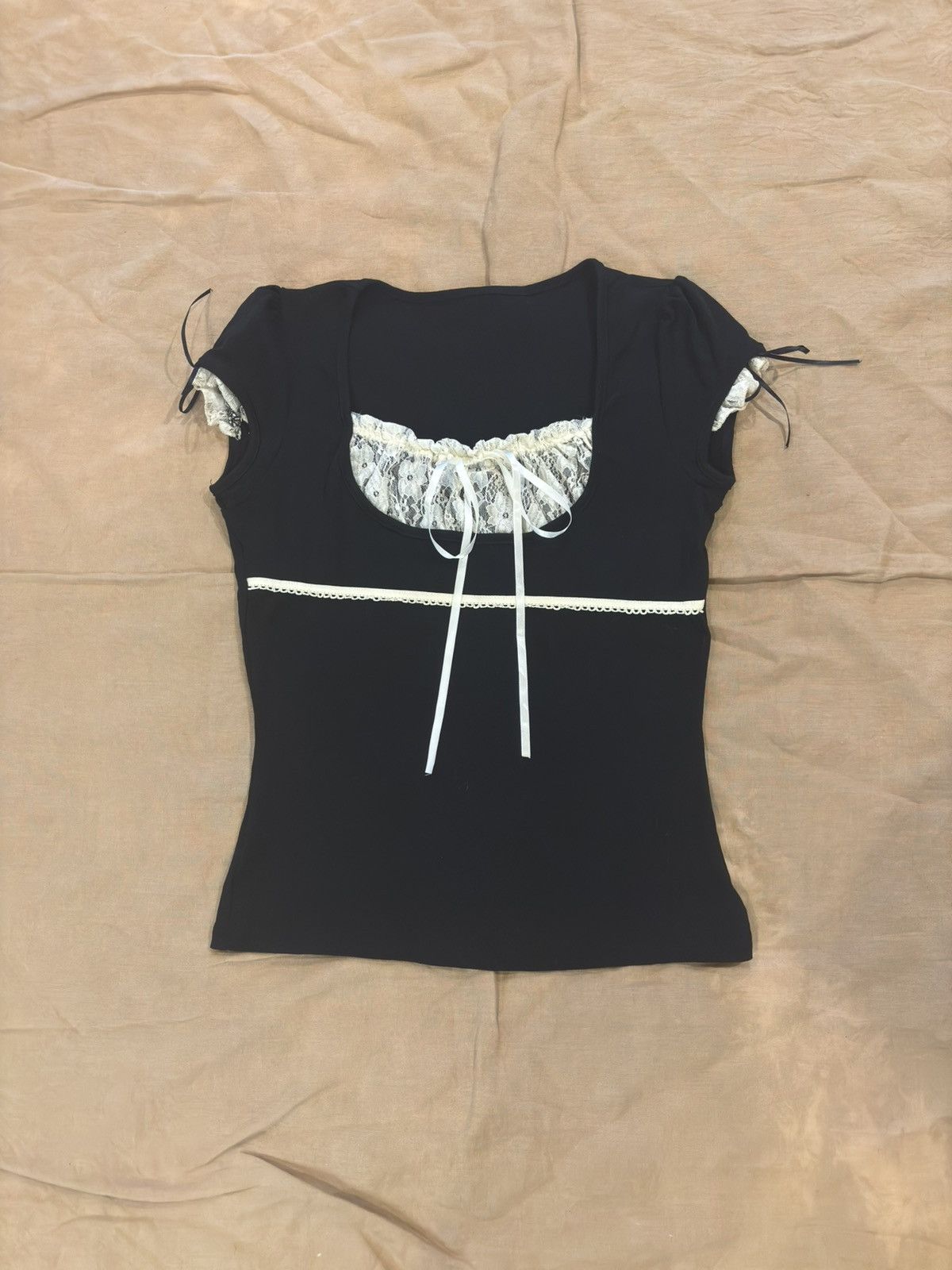 Other Black & cream top.wt-40 Size L / US 10 / IT 46 - 1 Thumbnail