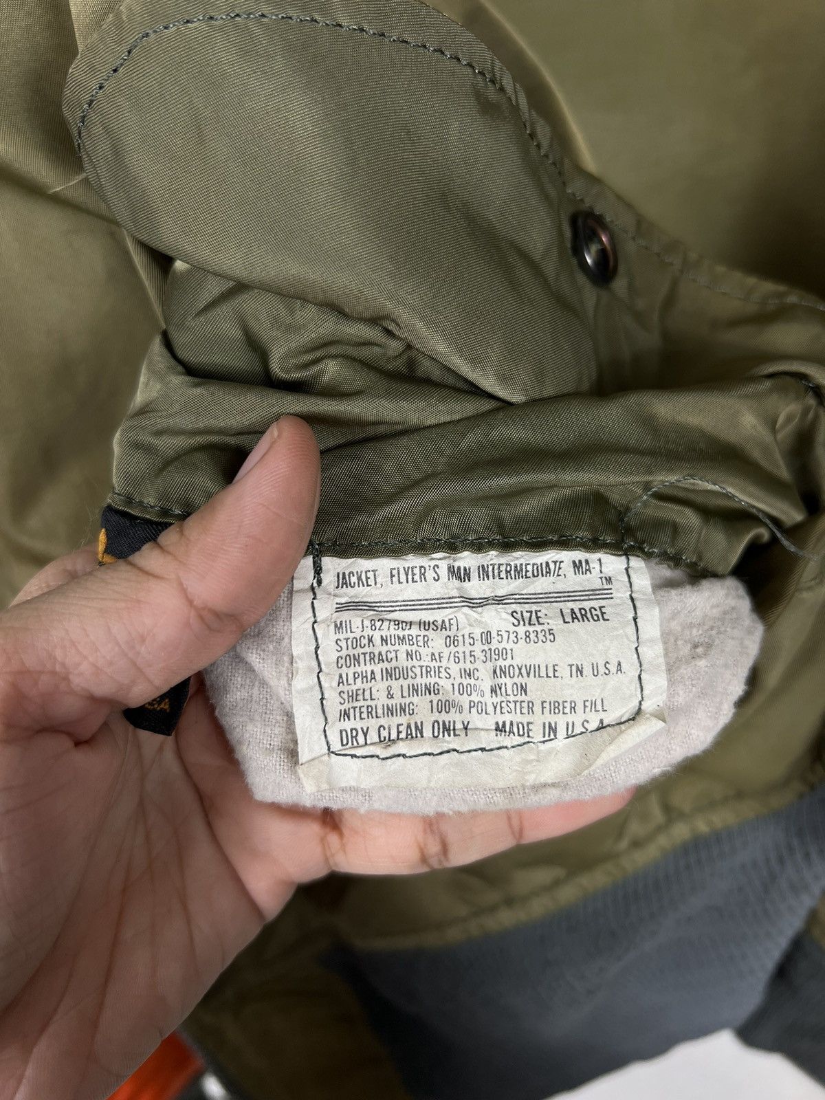 Alpha Industries 🔥 RIOT ANARCHY AFFA ALPHA MA-1 BOMBER JACKET Size US L / EU 52-54 / 3 - 16 Thumbnail