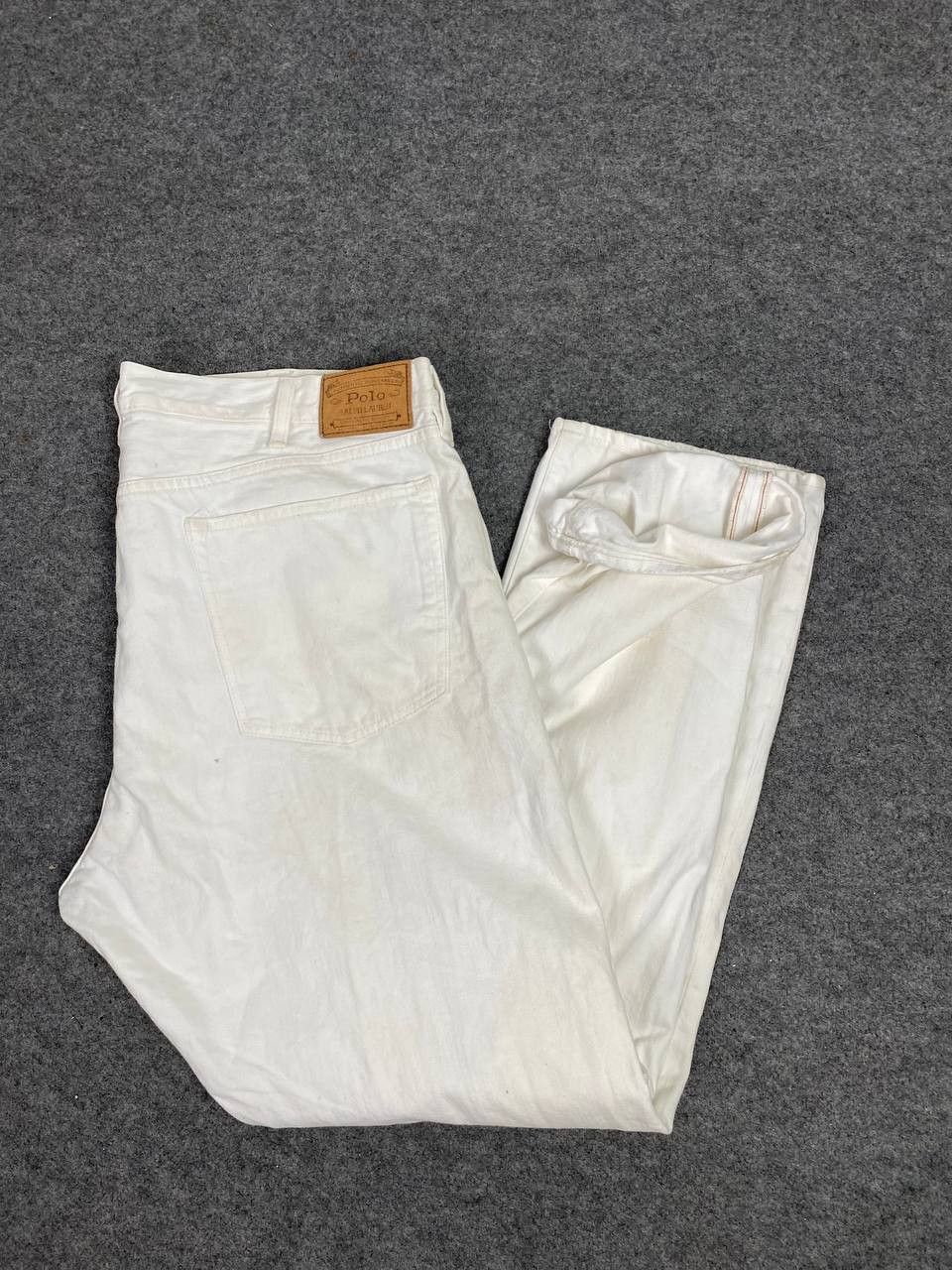 Polo Ralph Lauren polo ralph lauren white denim selvedge nice design Size US 44 / EU 60 - 1 Thumbnail