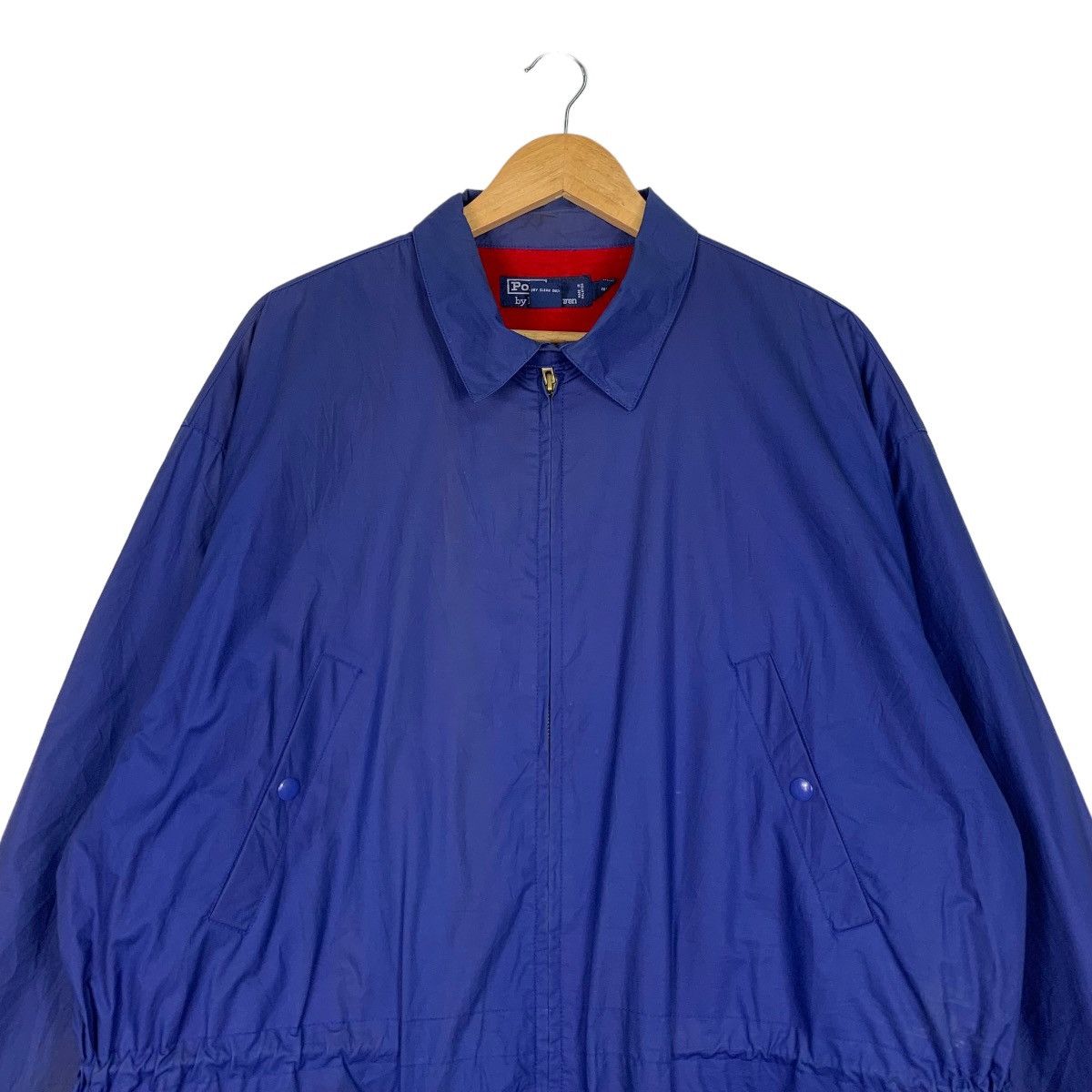 Polo Ralph Lauren POLO RALPH LAUREN Red Fleece Lined Blue Jacket #1124-C51 Size US XL / EU 56 / 4 - 2 Thumbnail